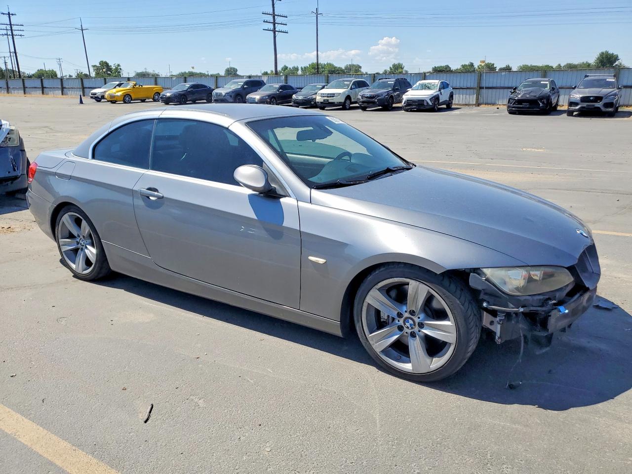 2009 Bmw 335 I Gray vin: WBAWL73549P473502