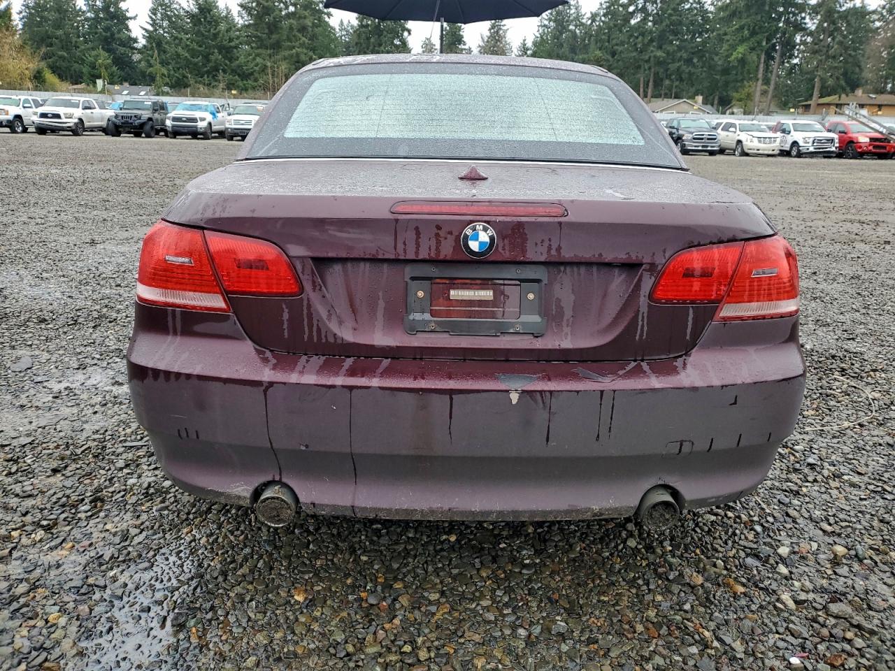 2007 Bmw 335 I Burgundy vin: WBAWL73557PX45973