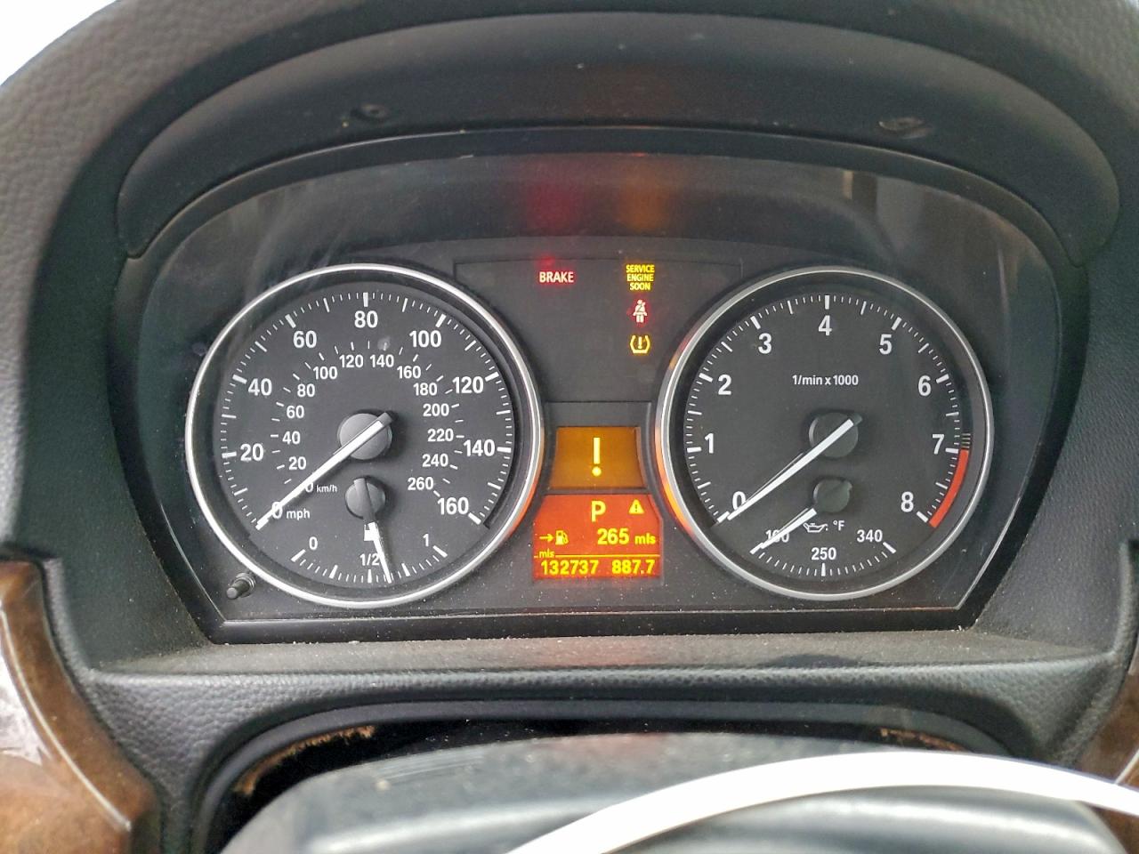 2007 Bmw 335 I Burgundy vin: WBAWL73557PX45973