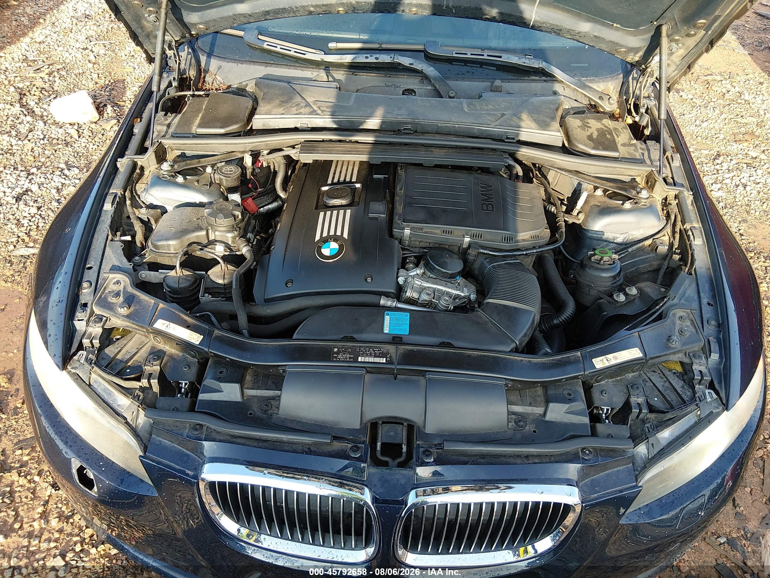 2008 Bmw 335 I Navy vin: WBAWL73558PX56991