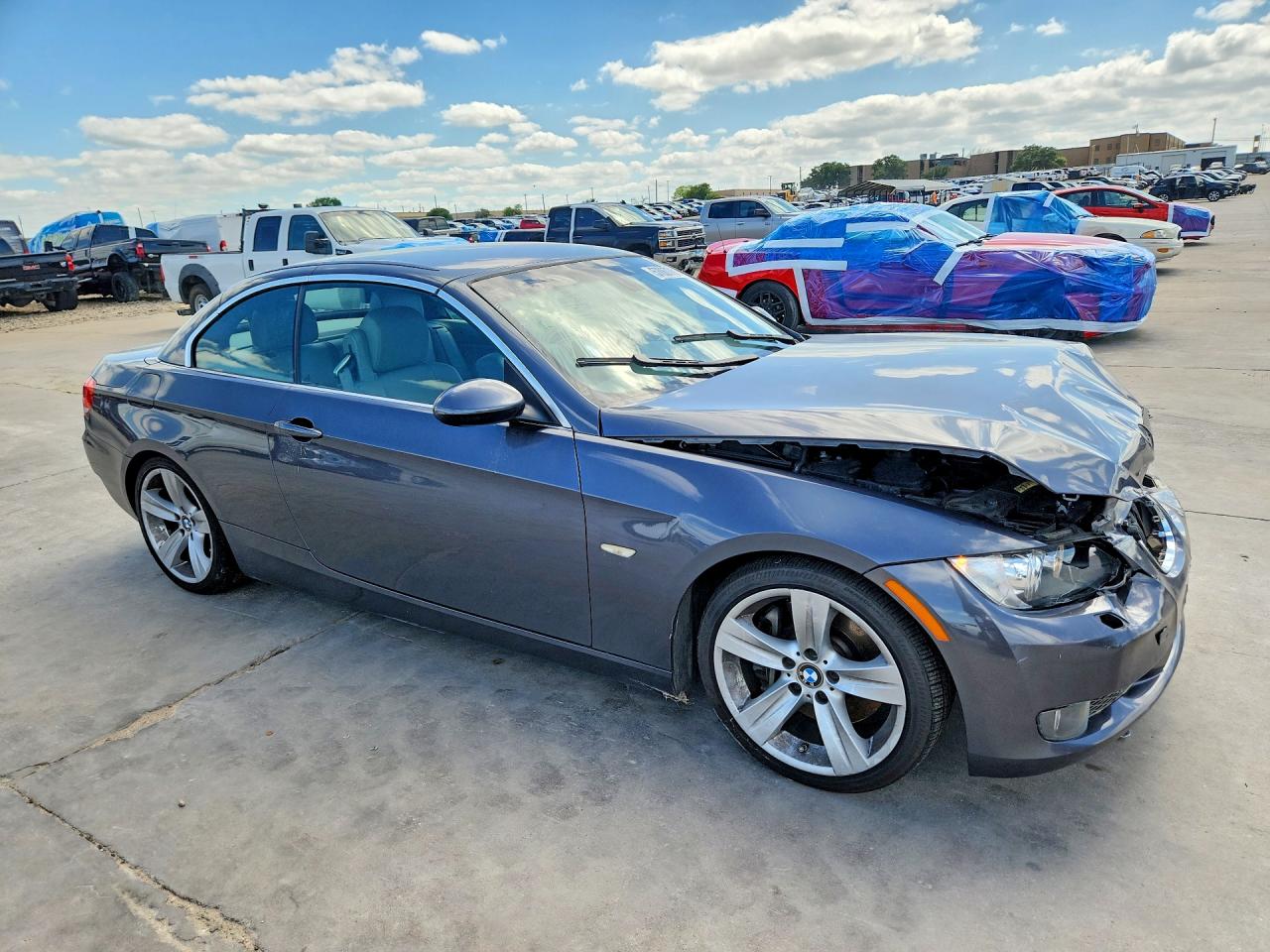 2008 Bmw 335 I Gray vin: WBAWL73558PX57431