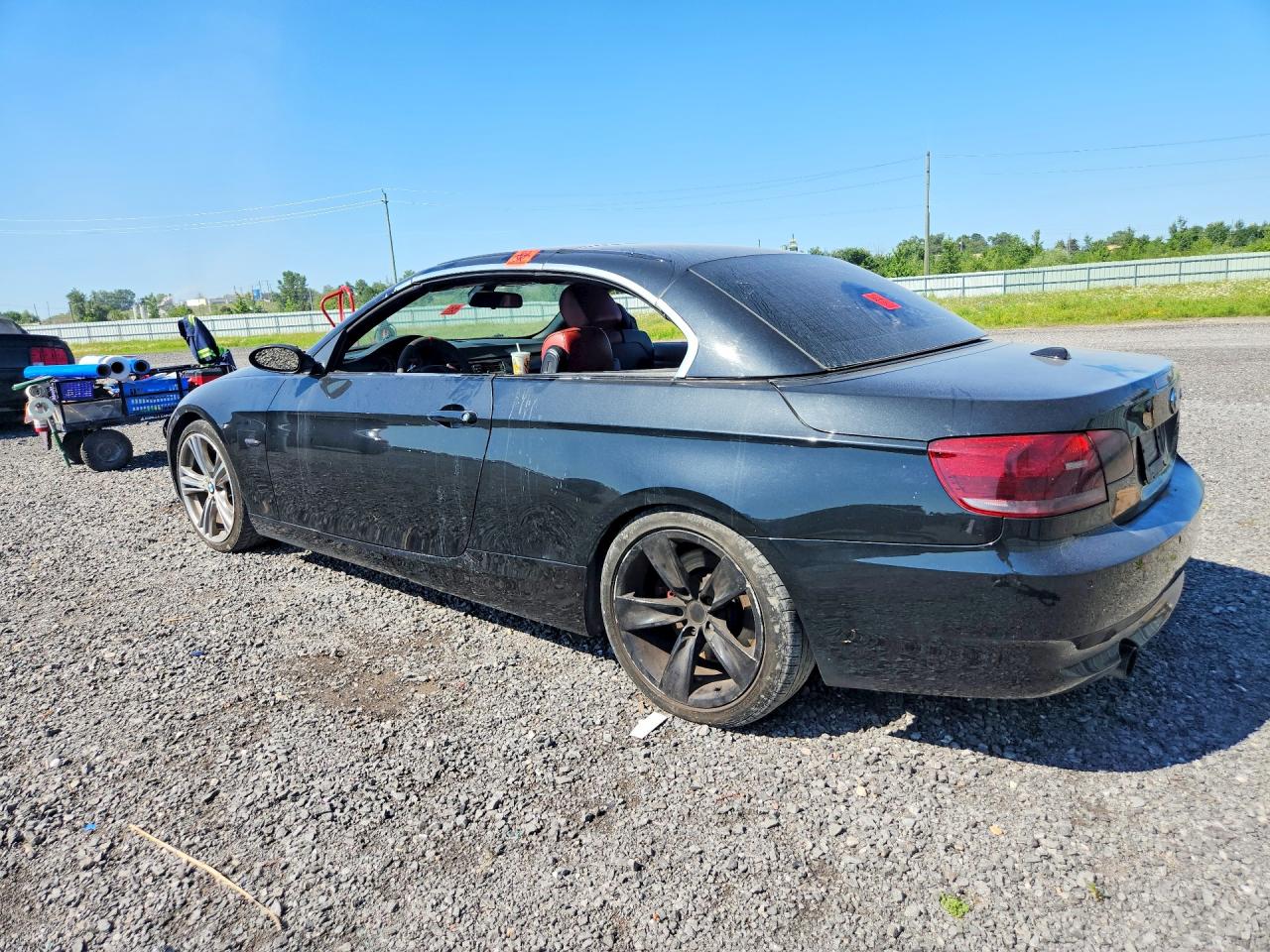 2007 Bmw 335 I Черный vin: WBAWL73567PX45755