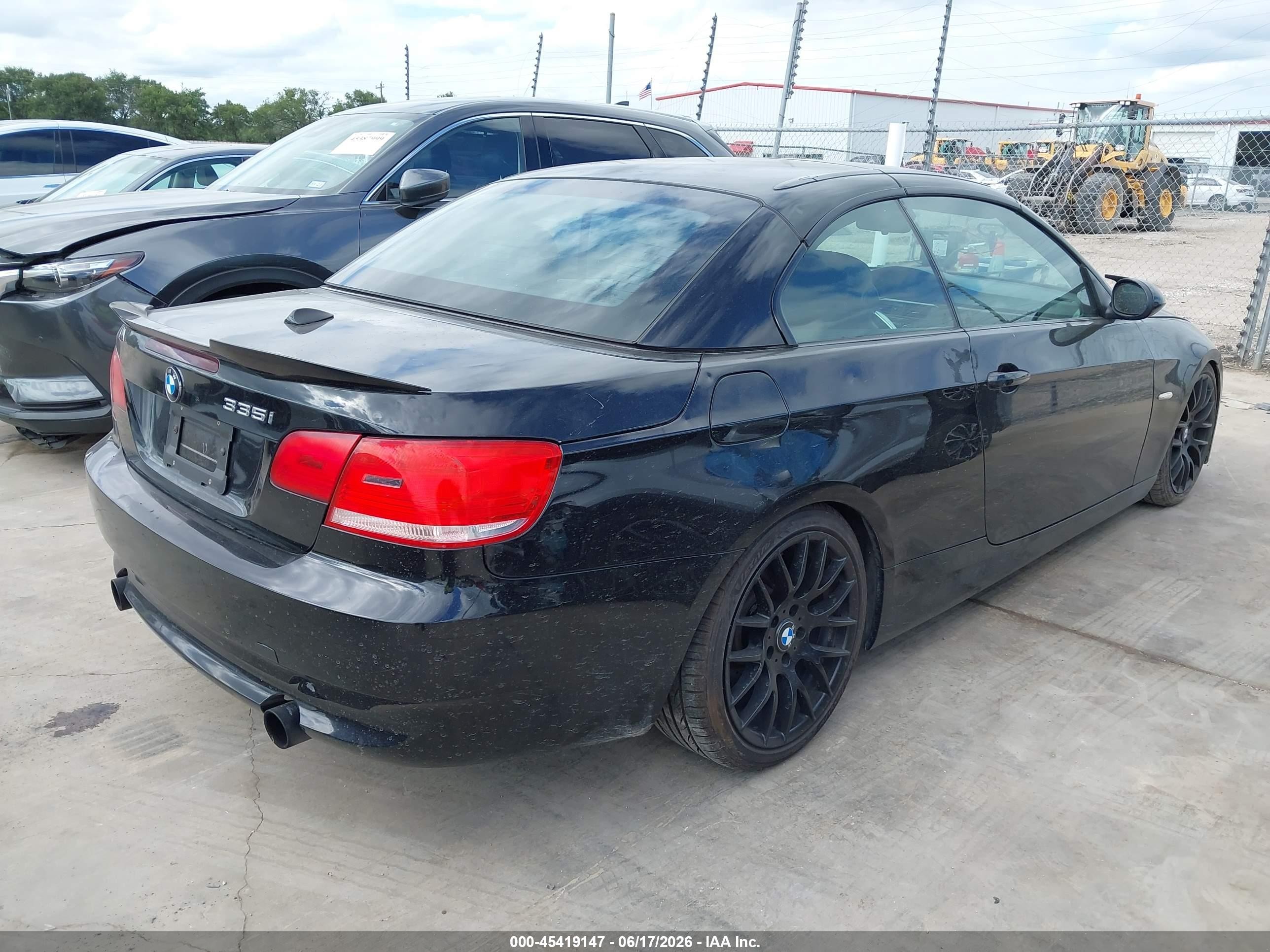 2007 Bmw 335i Black vin: WBAWL73567PX46484
