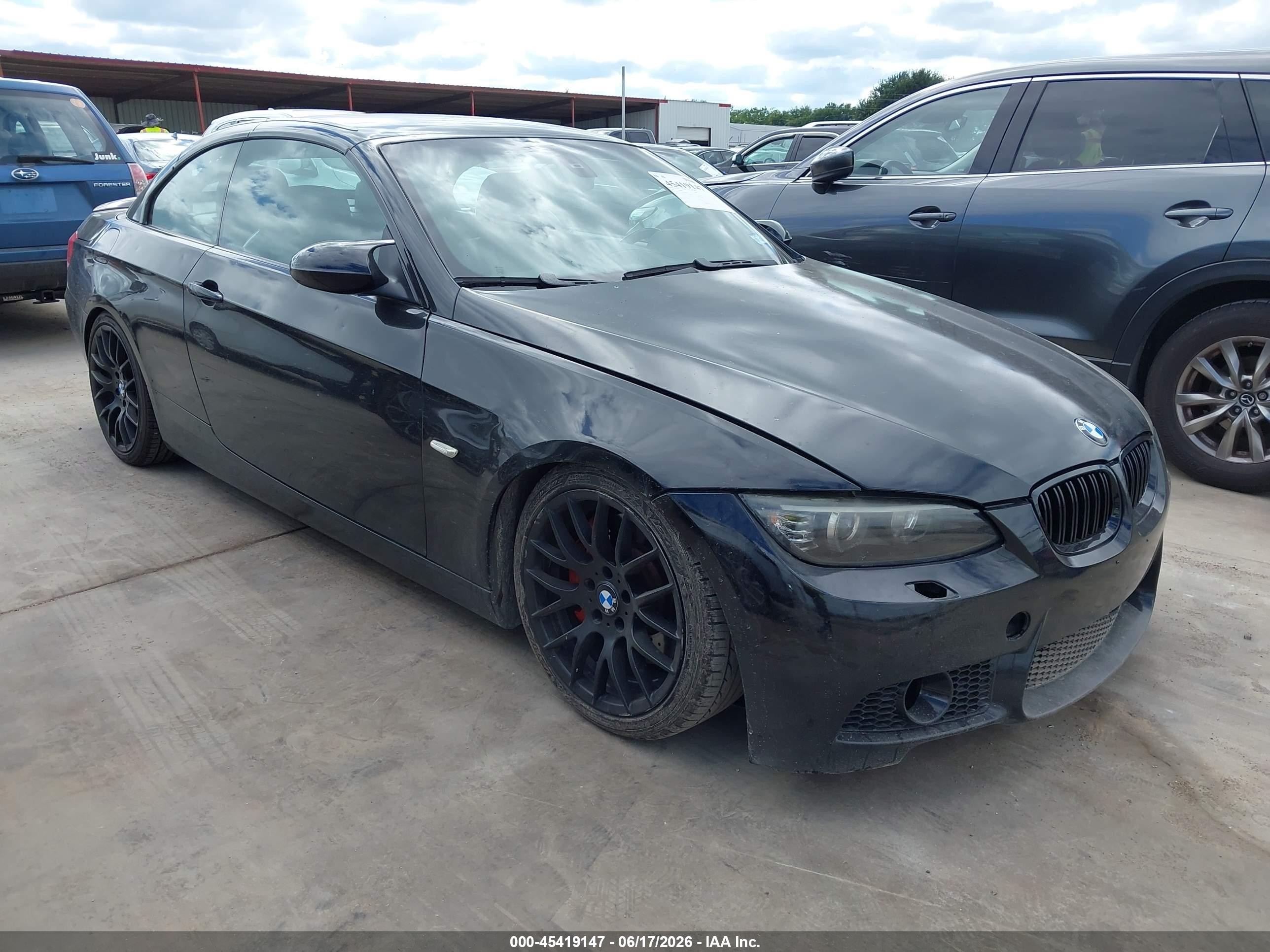 2007 Bmw 335i Black vin: WBAWL73567PX46484