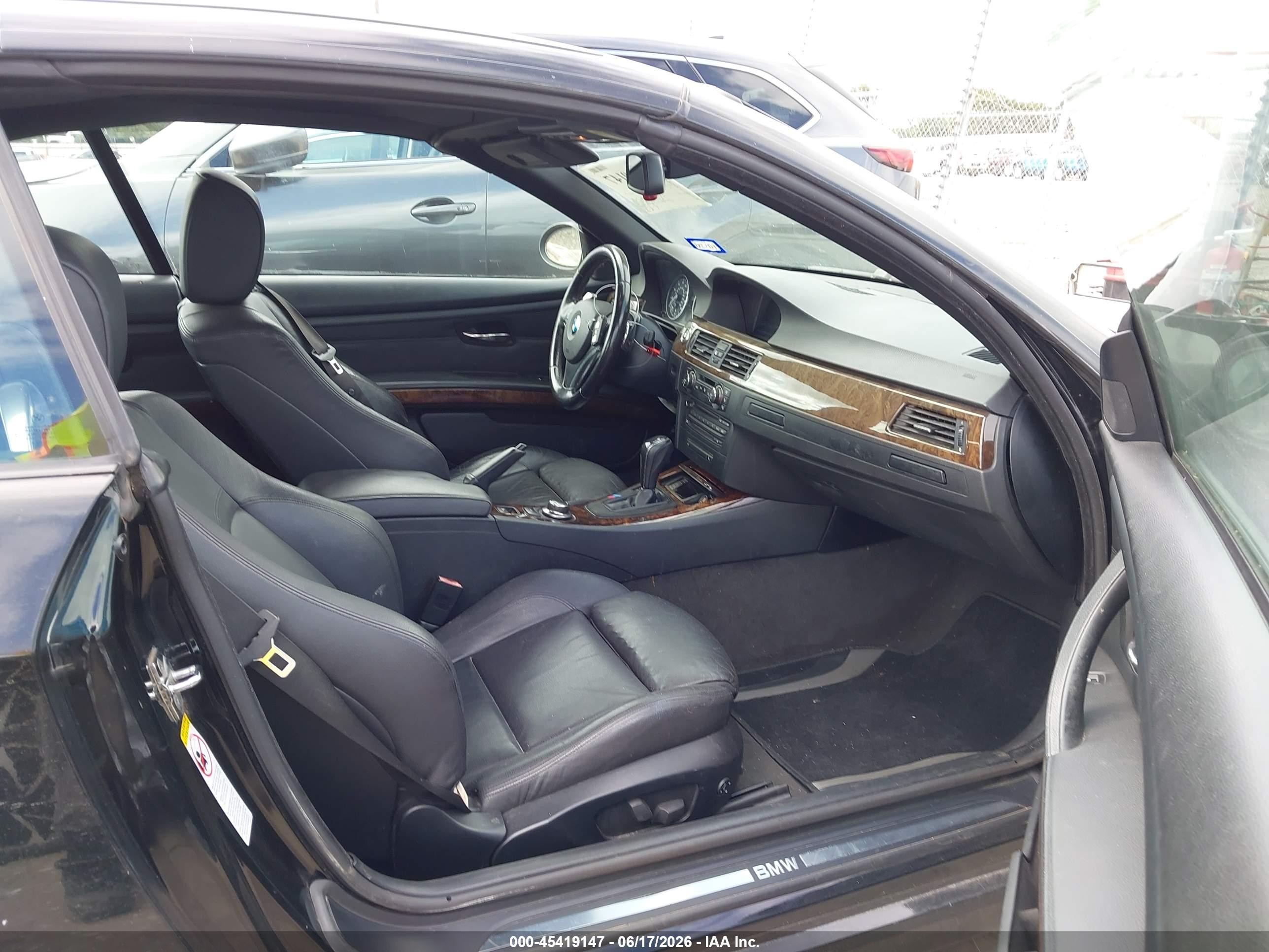 2007 Bmw 335i Black vin: WBAWL73567PX46484