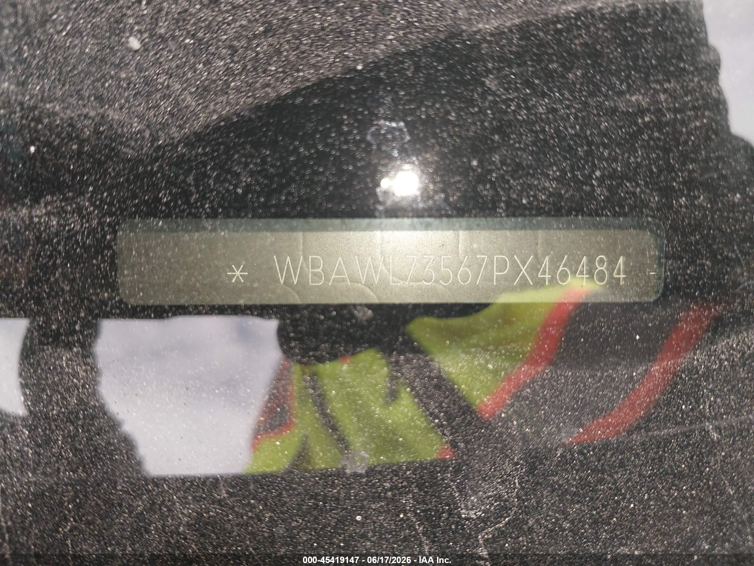 2007 Bmw 335i Black vin: WBAWL73567PX46484