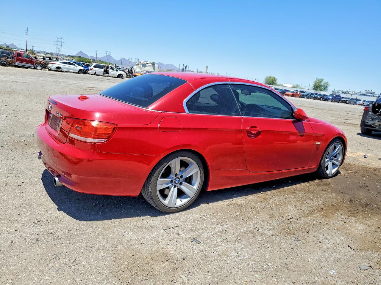2008 Bmw 335 I Red vin: WBAWL73568P178562