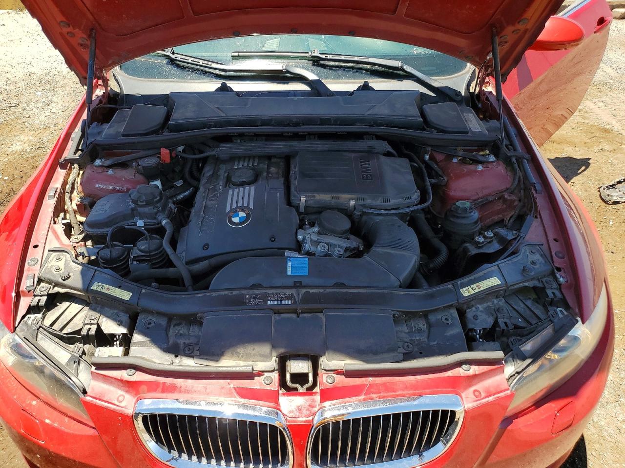 2008 Bmw 335 I Red vin: WBAWL73568P178562