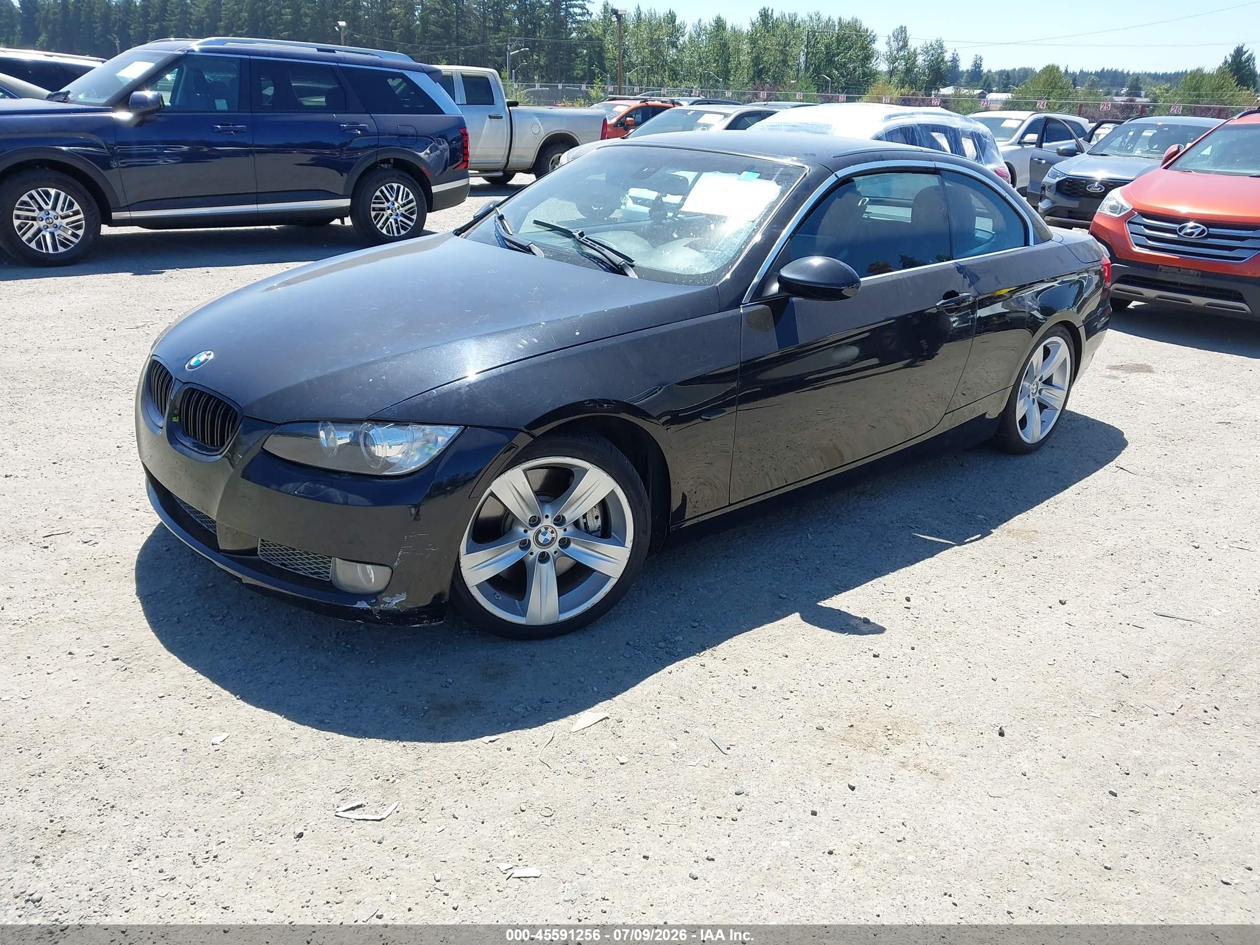 2008 Bmw 335i   Black vin: WBAWL73568PX54523