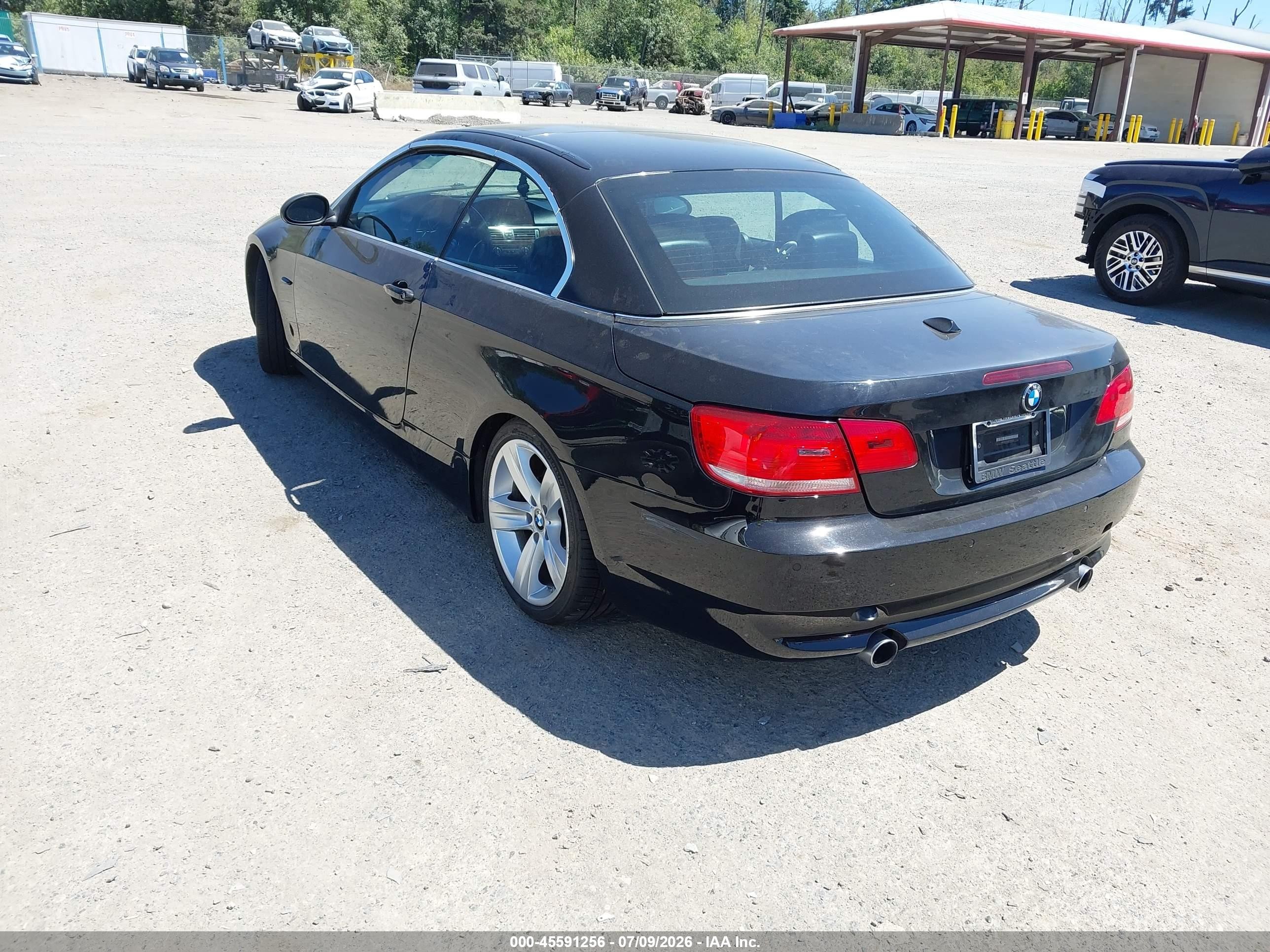 2008 Bmw 335i   Black vin: WBAWL73568PX54523