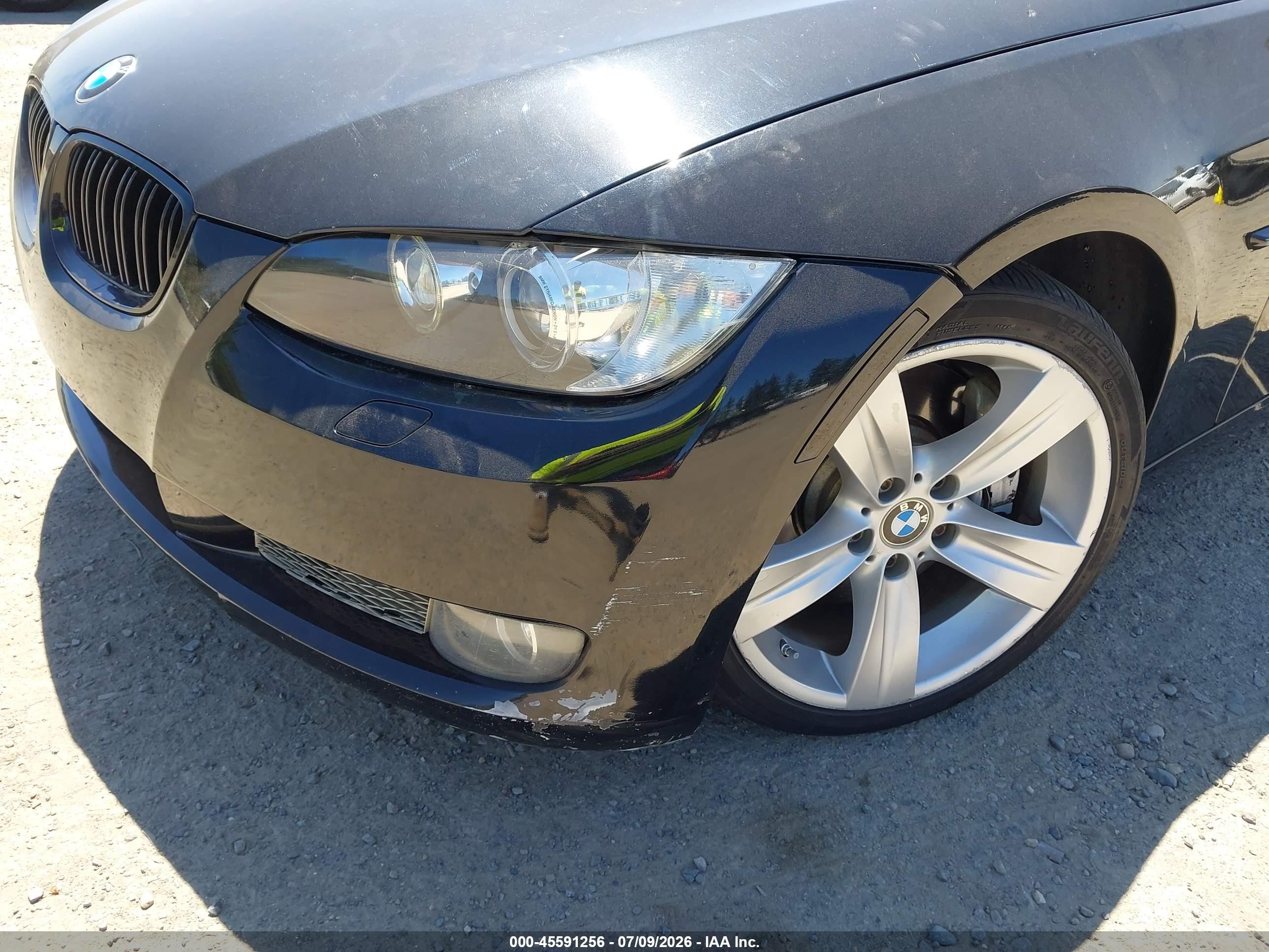 2008 Bmw 335i   Black vin: WBAWL73568PX54523