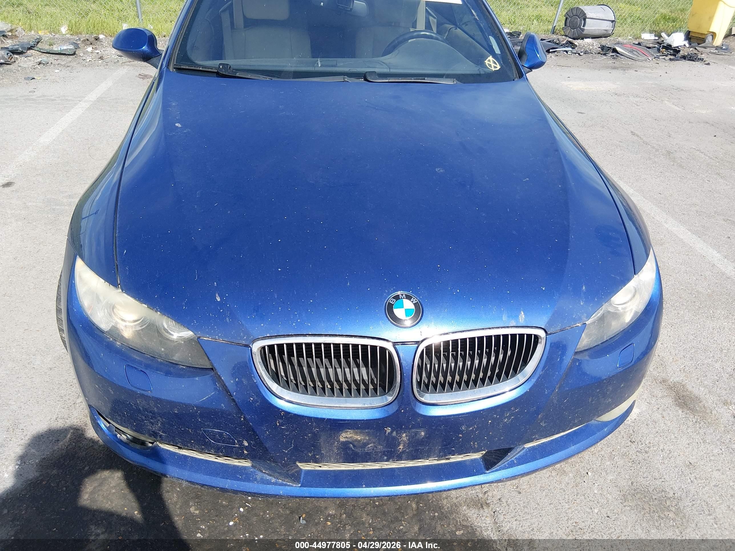 2007 Bmw 335i Blue vin: WBAWL73577PX45215