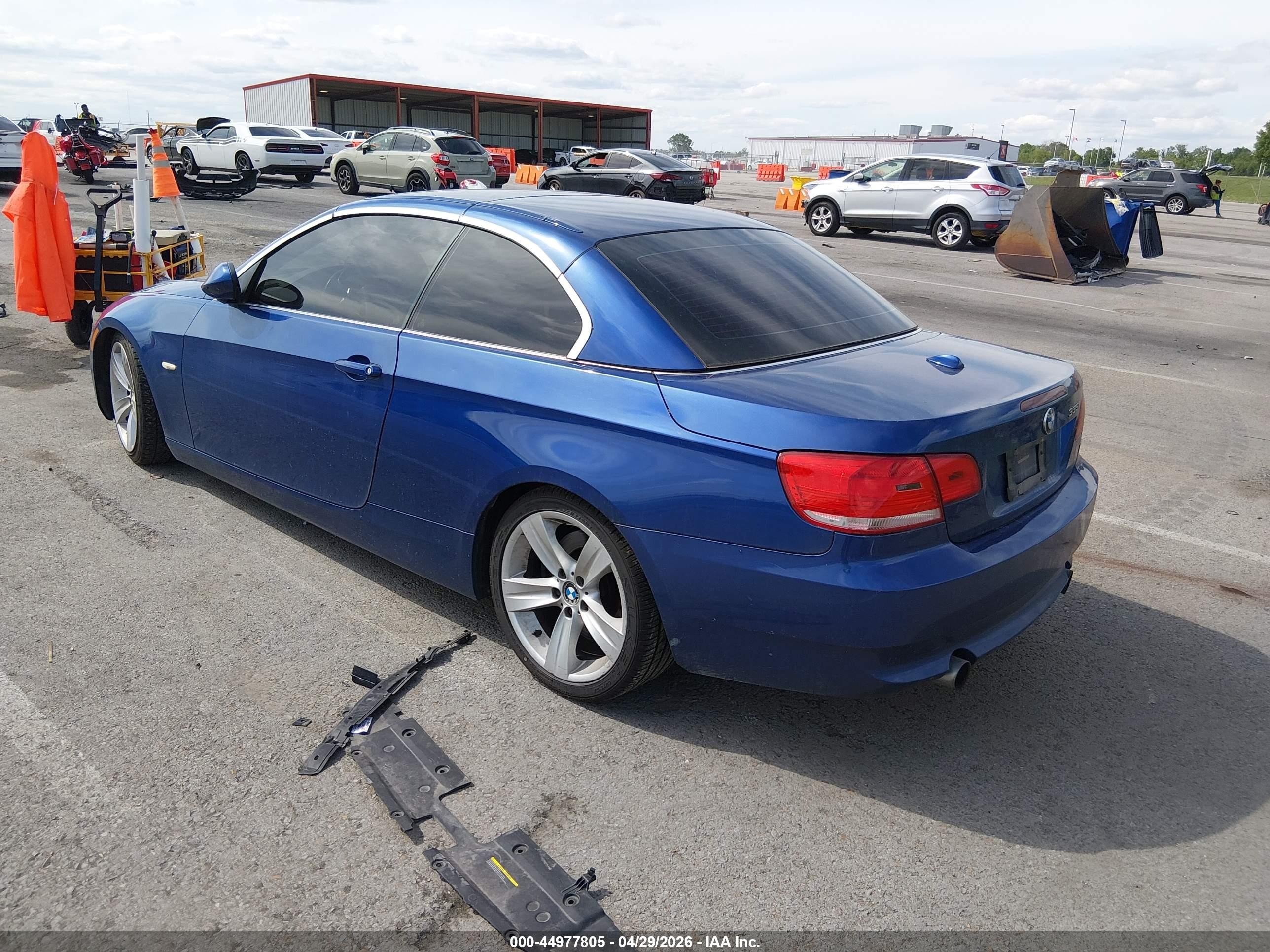 2007 Bmw 335i Blue vin: WBAWL73577PX45215
