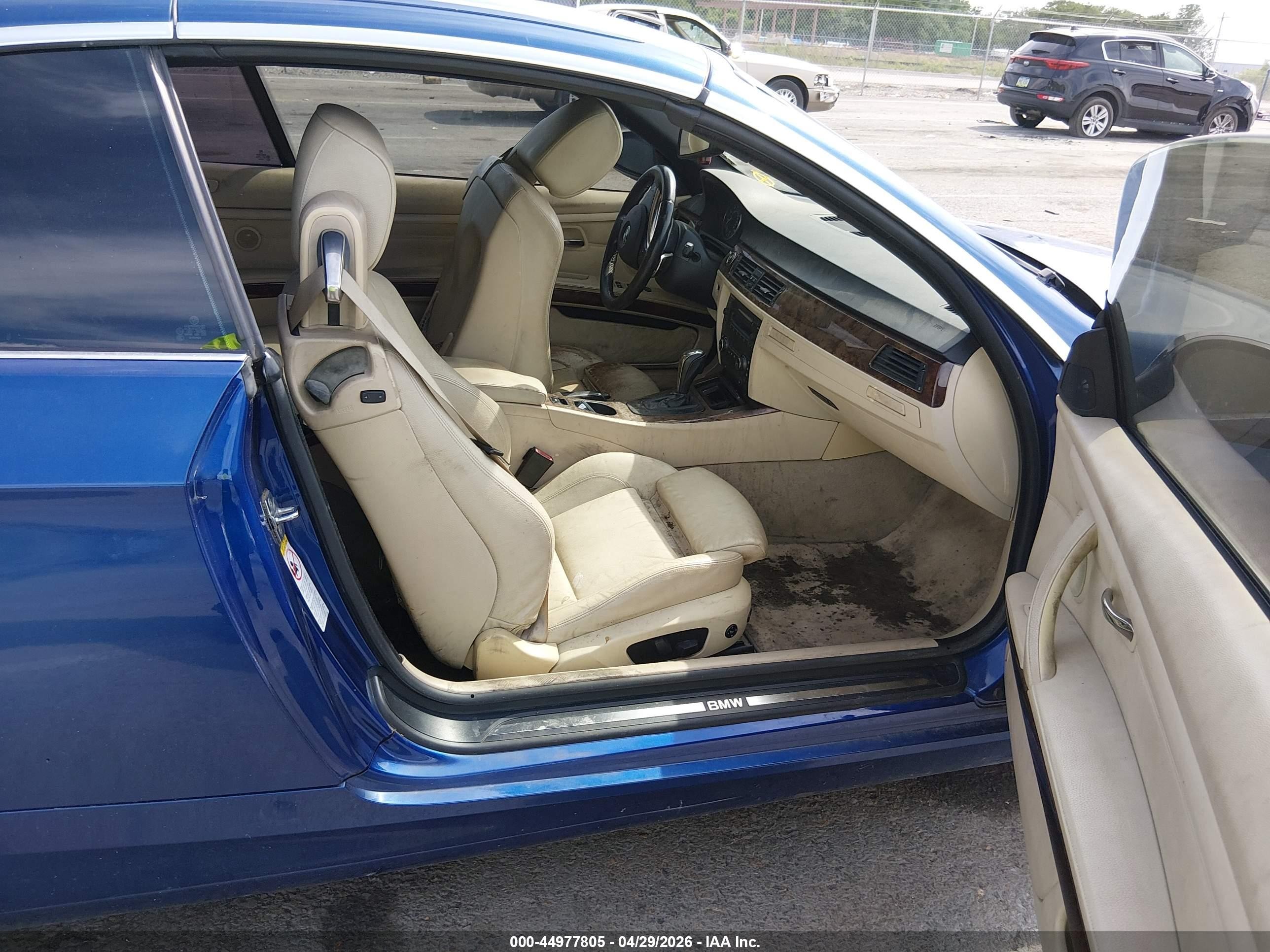 2007 Bmw 335i Blue vin: WBAWL73577PX45215
