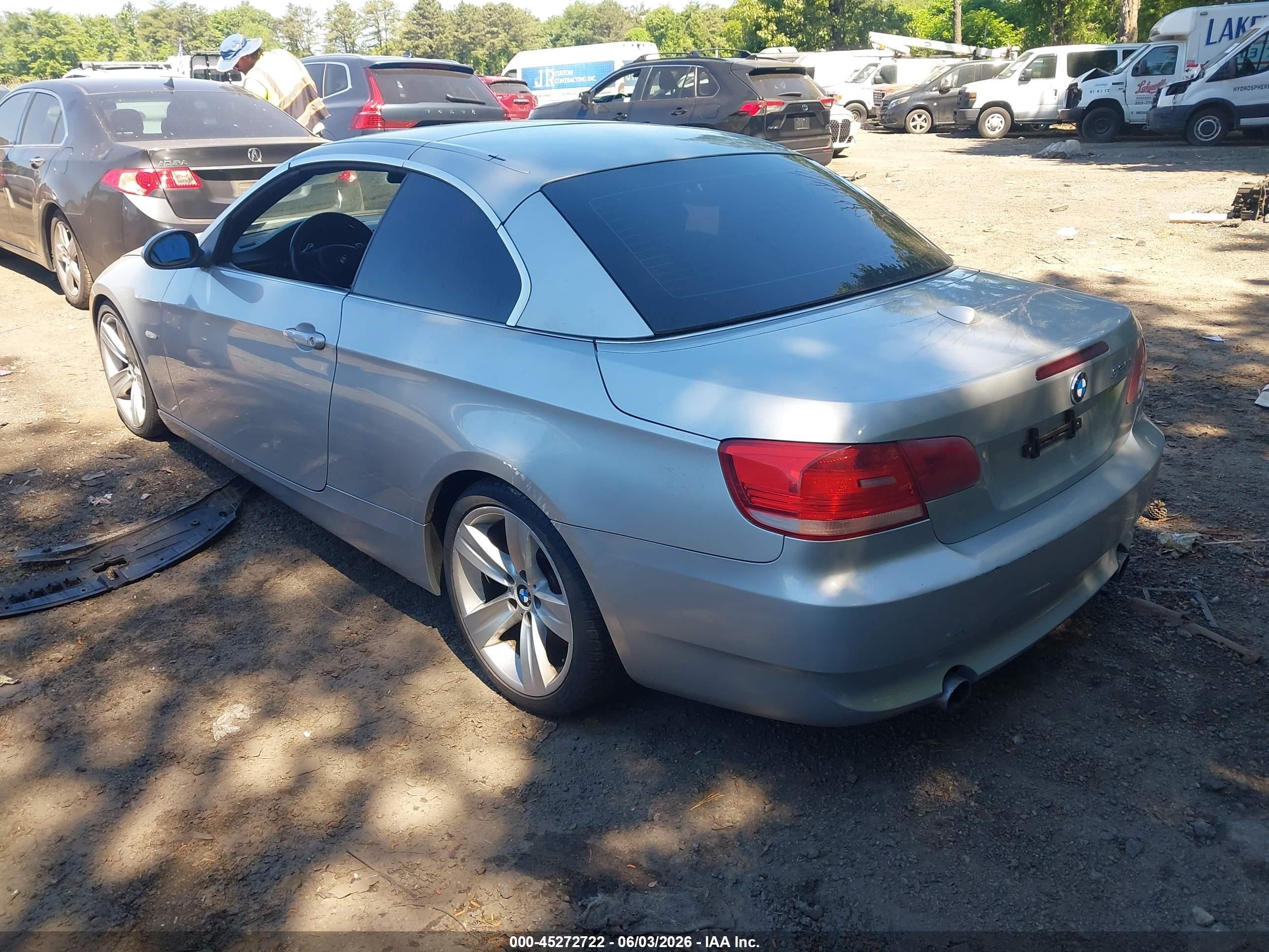 2008 Bmw 335i Silver vin: WBAWL73588PX53180