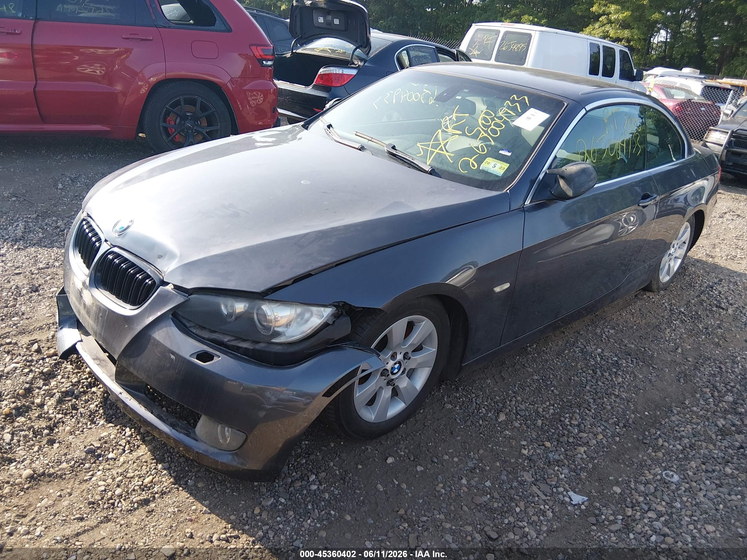 2008 Bmw 335i   Gray vin: WBAWL73598P178250