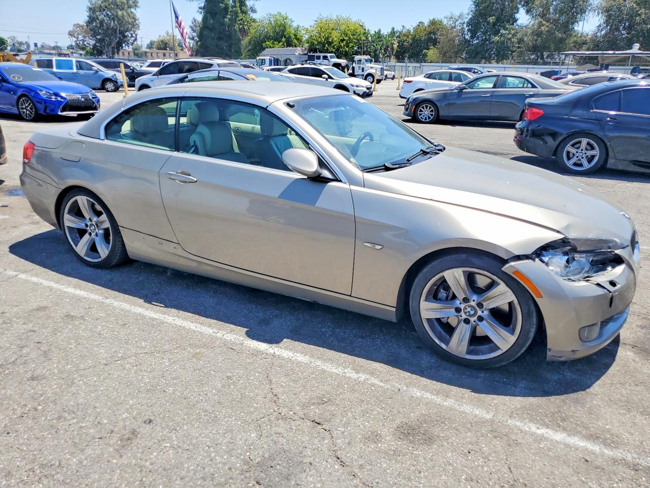 2008 Bmw 335 I Золотой vin: WBAWL73598PX52166