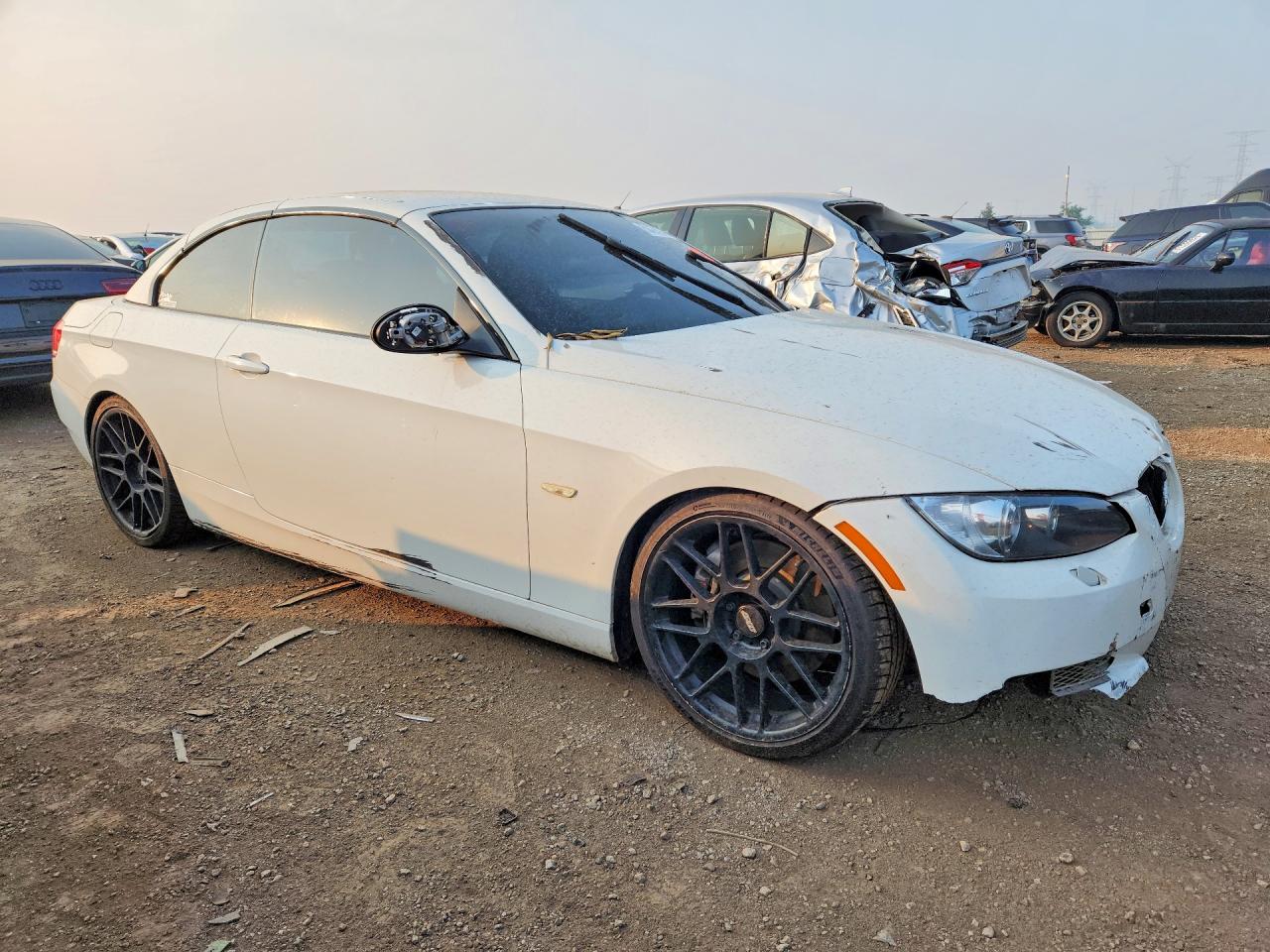 2008 Bmw 335 I White vin: WBAWL73598PX58064