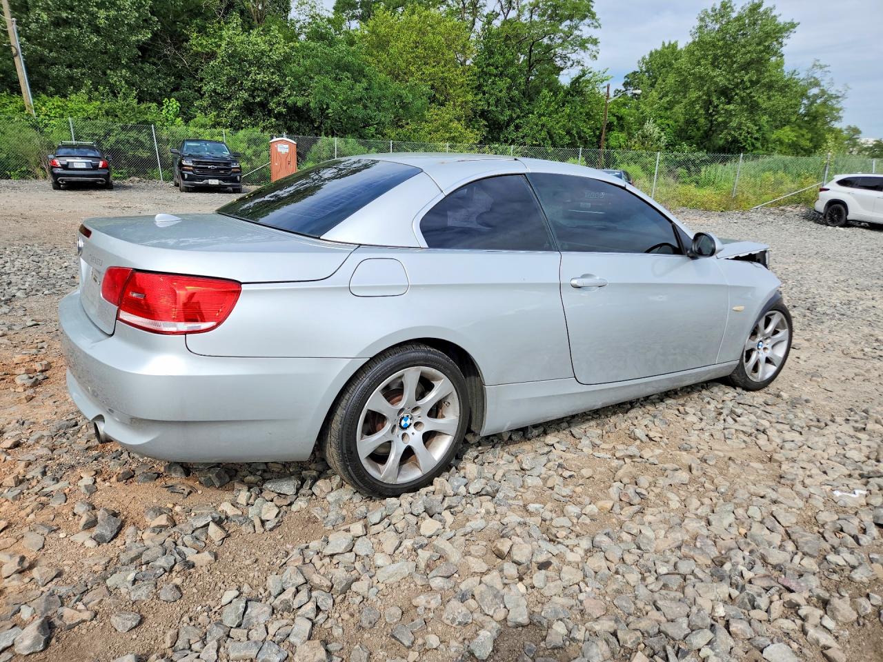 2009 Bmw 3 Series Silver vin: WBAWL73599P473754