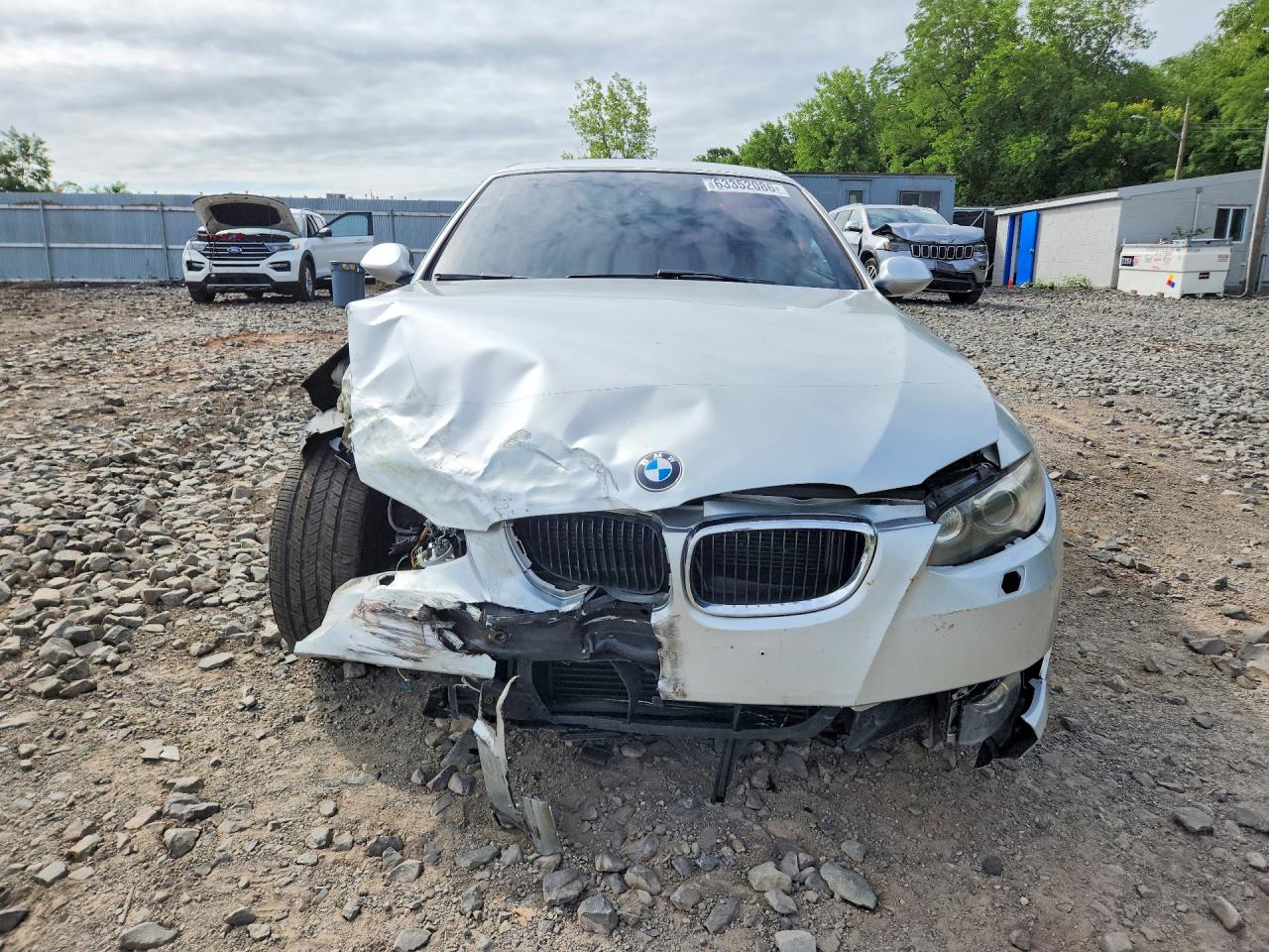 2009 Bmw 3 Series Silver vin: WBAWL73599P473754