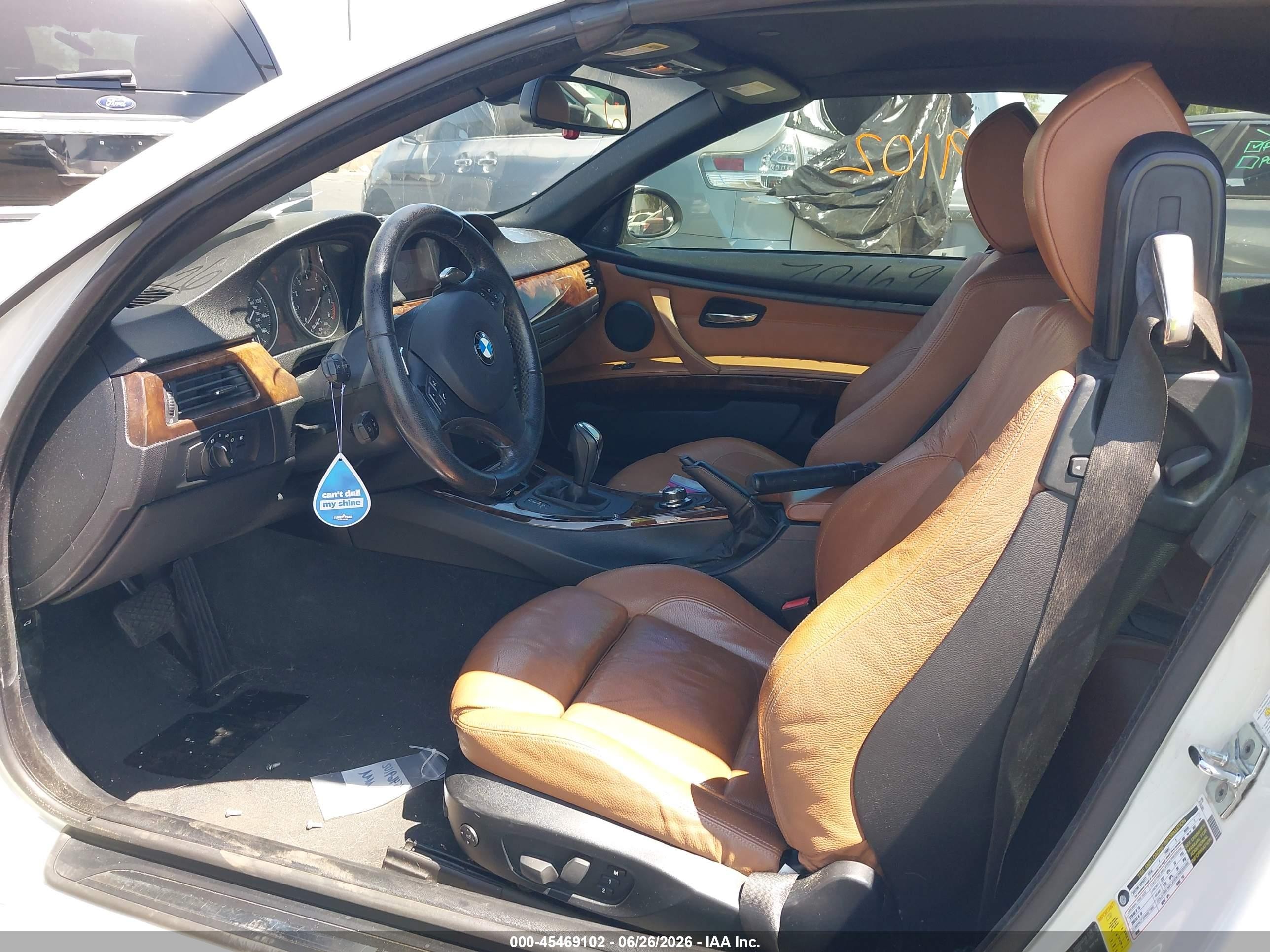 2008 Bmw 335i White vin: WBAWL735X8PX54833
