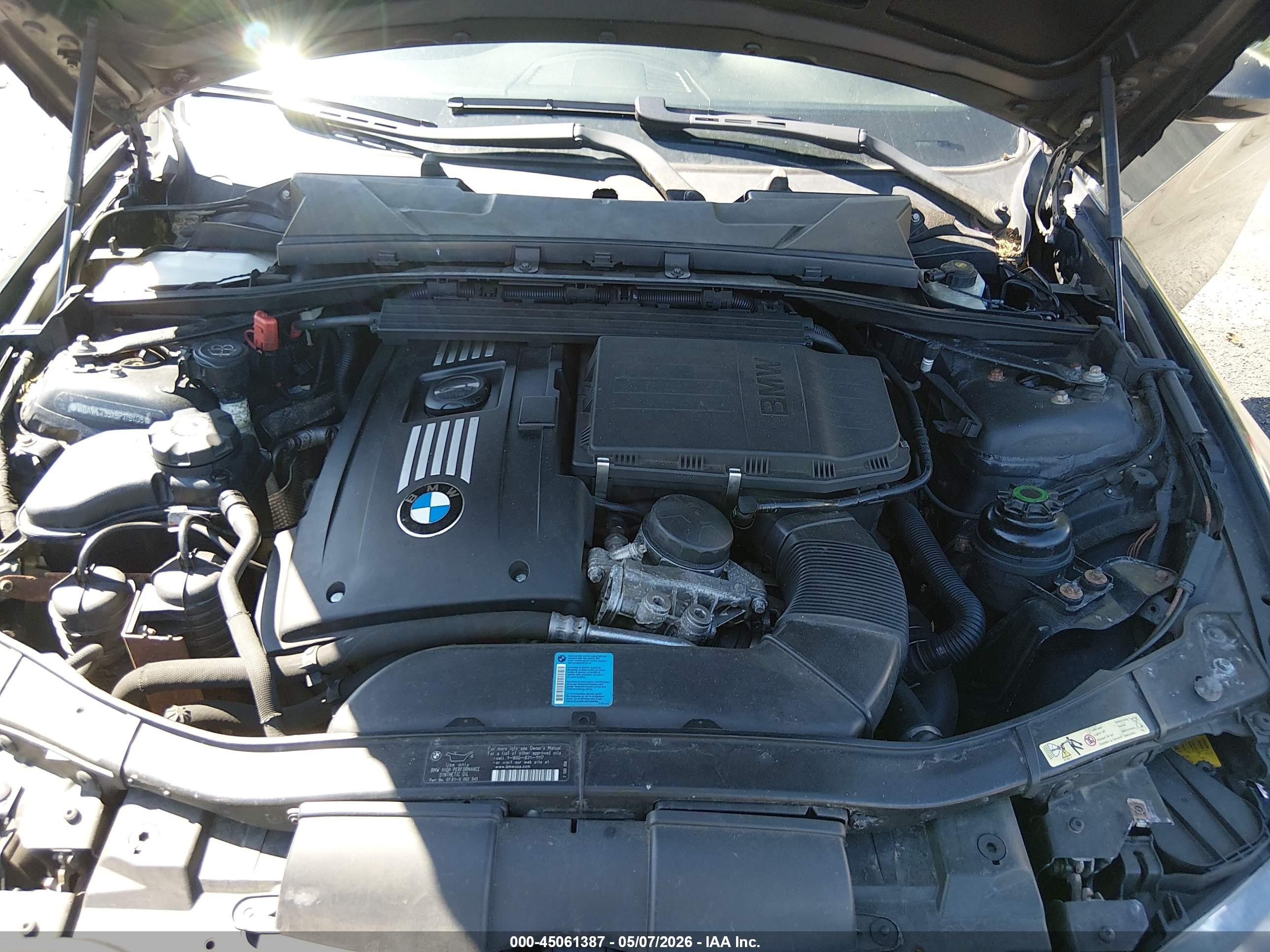 2009 Bmw 335i   Черный vin: WBAWL735X9P179408