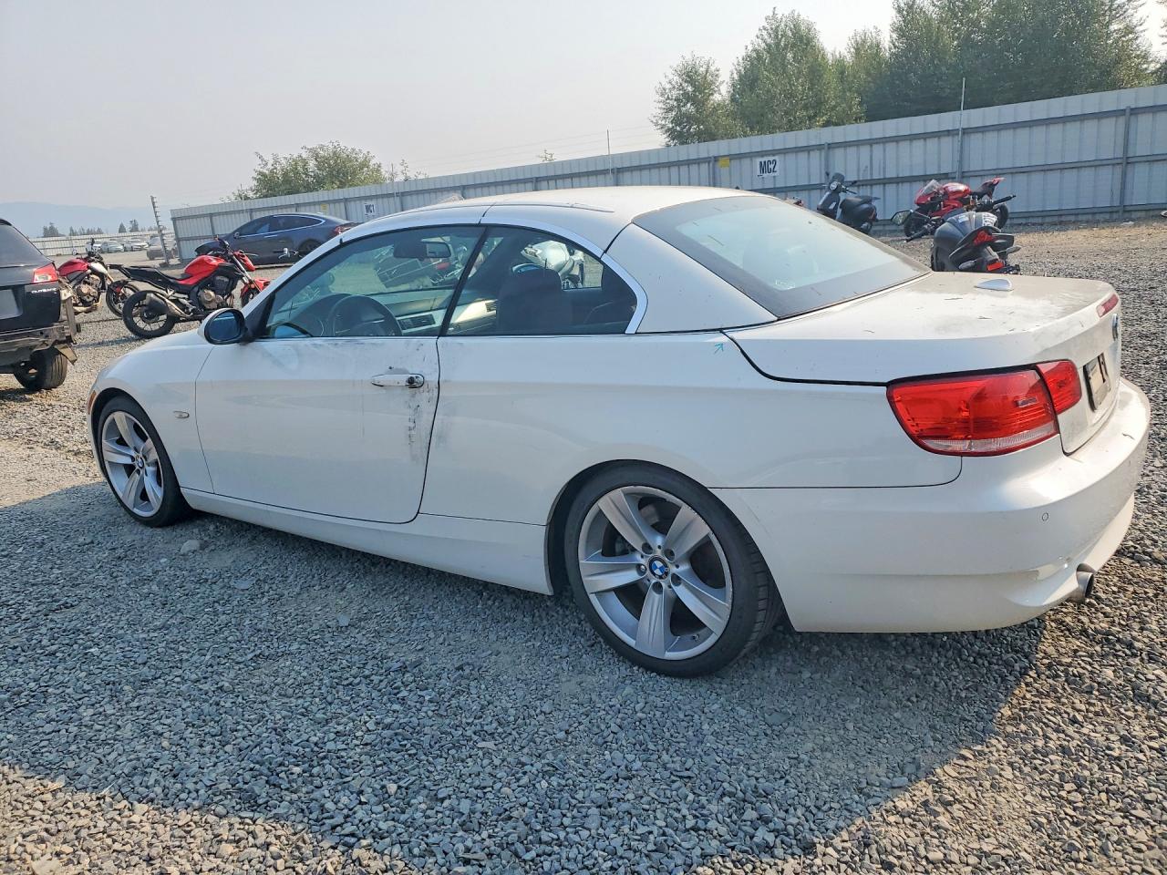 2009 Bmw 335 I White vin: WBAWL735X9PX44823