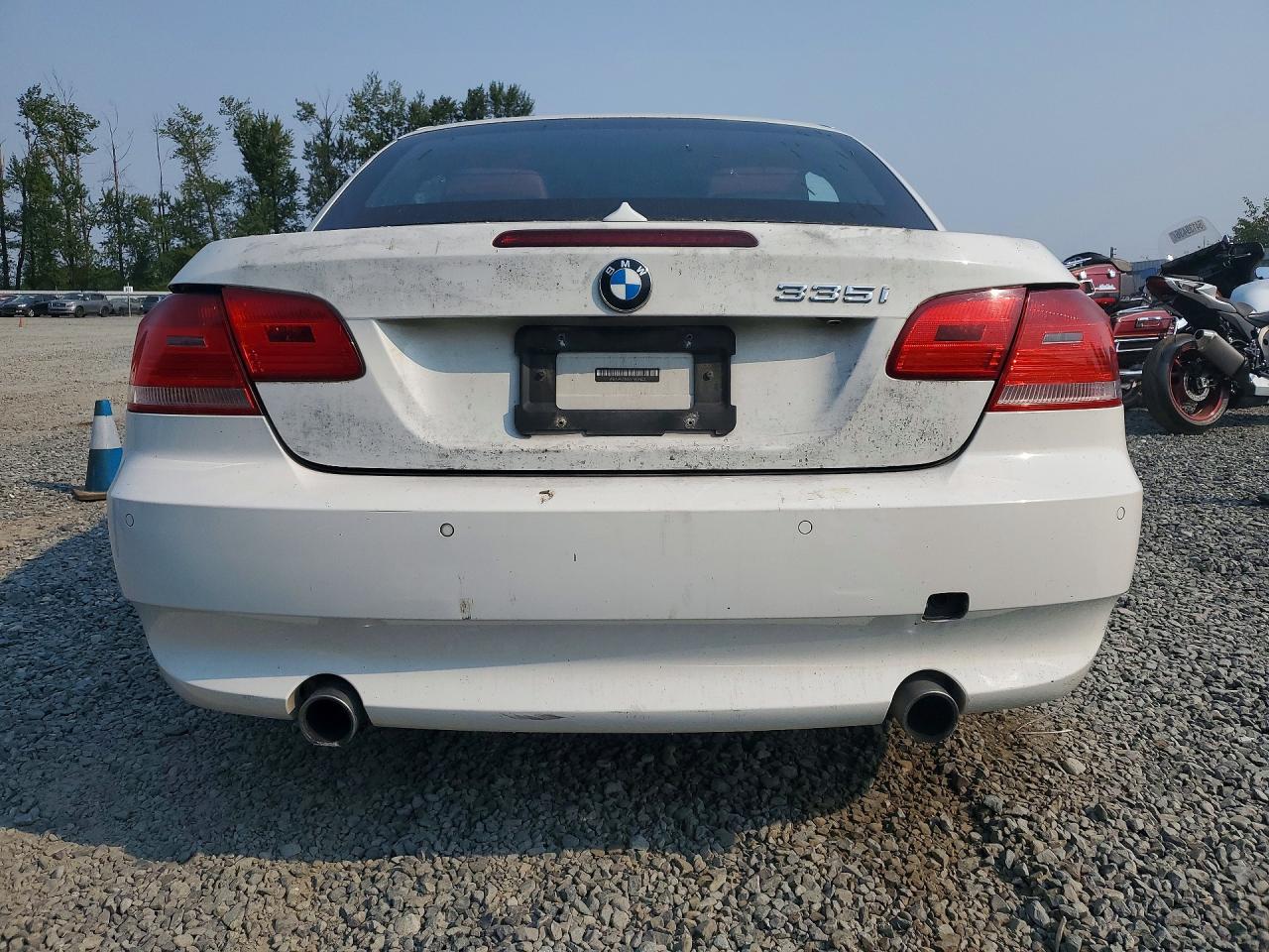 2009 Bmw 335 I White vin: WBAWL735X9PX44823
