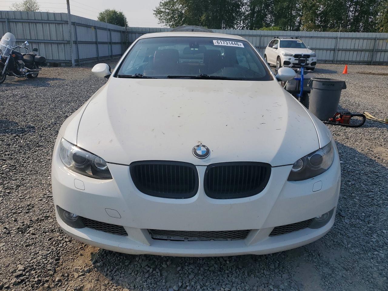 2009 Bmw 335 I White vin: WBAWL735X9PX44823