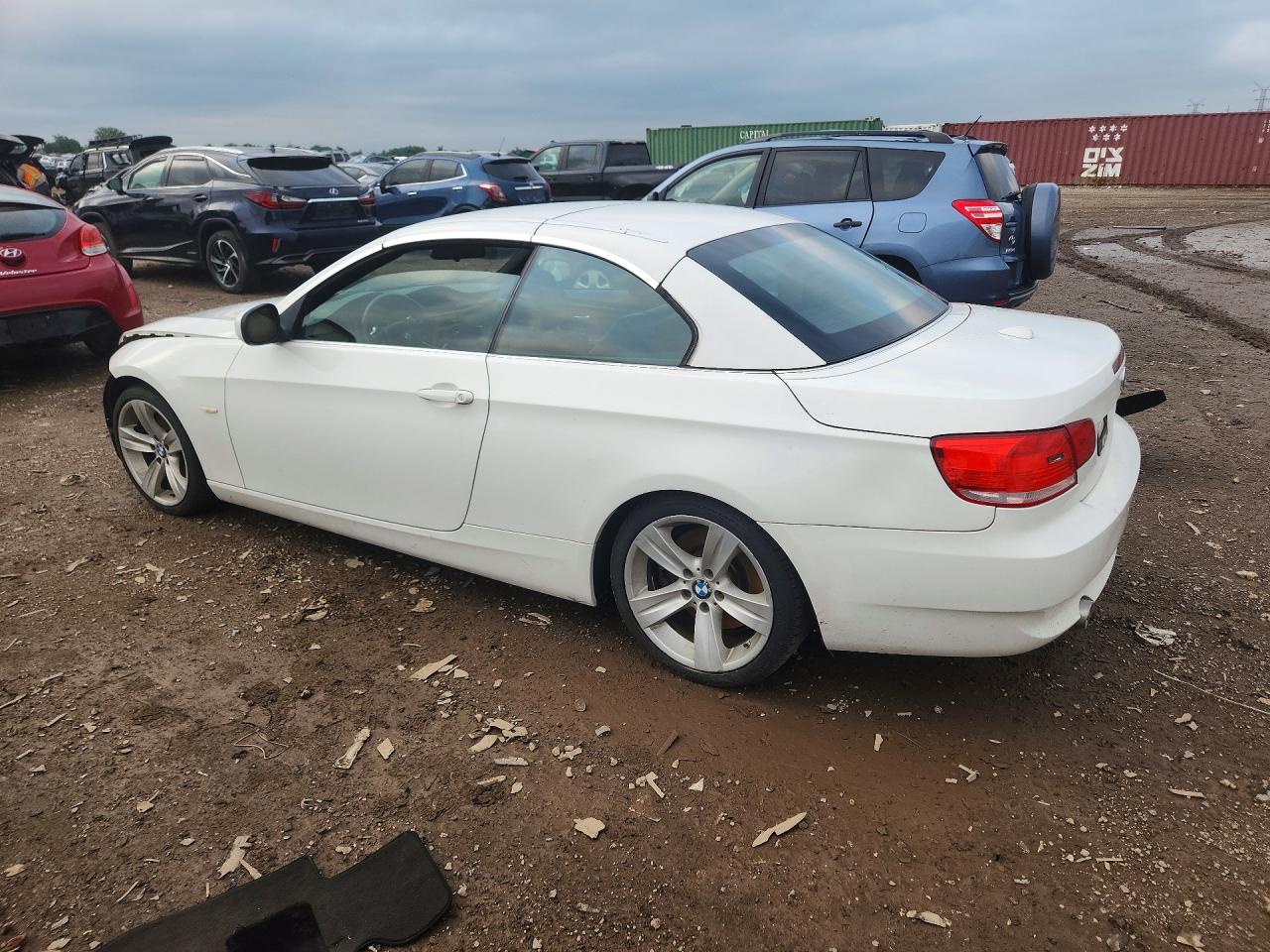 2010 Bmw 335 I White vin: WBAWL7C52AP475012
