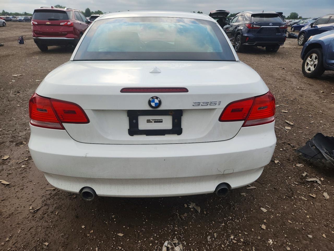 2010 Bmw 335 I White vin: WBAWL7C52AP475012