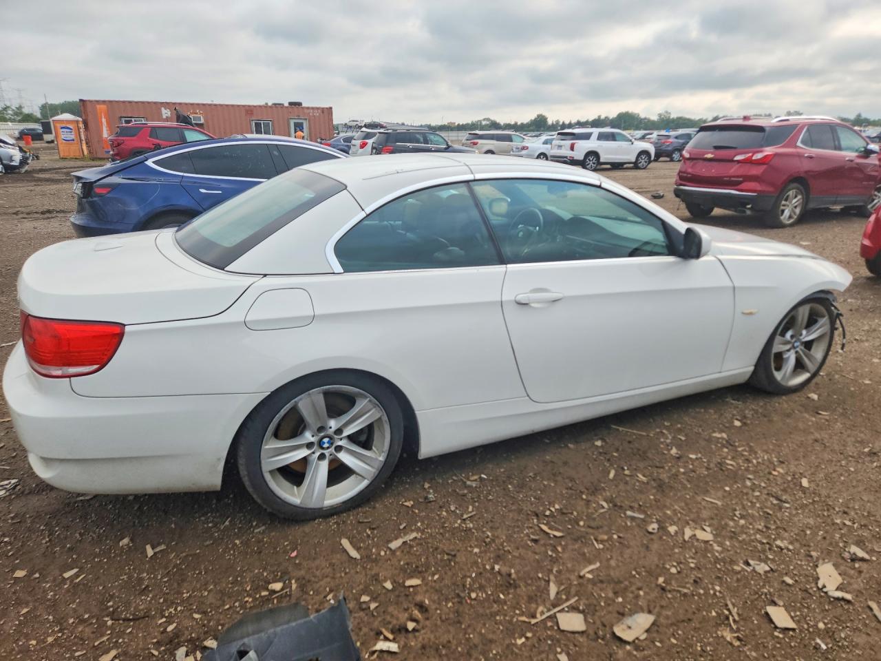 2010 Bmw 335 I White vin: WBAWL7C52AP475012