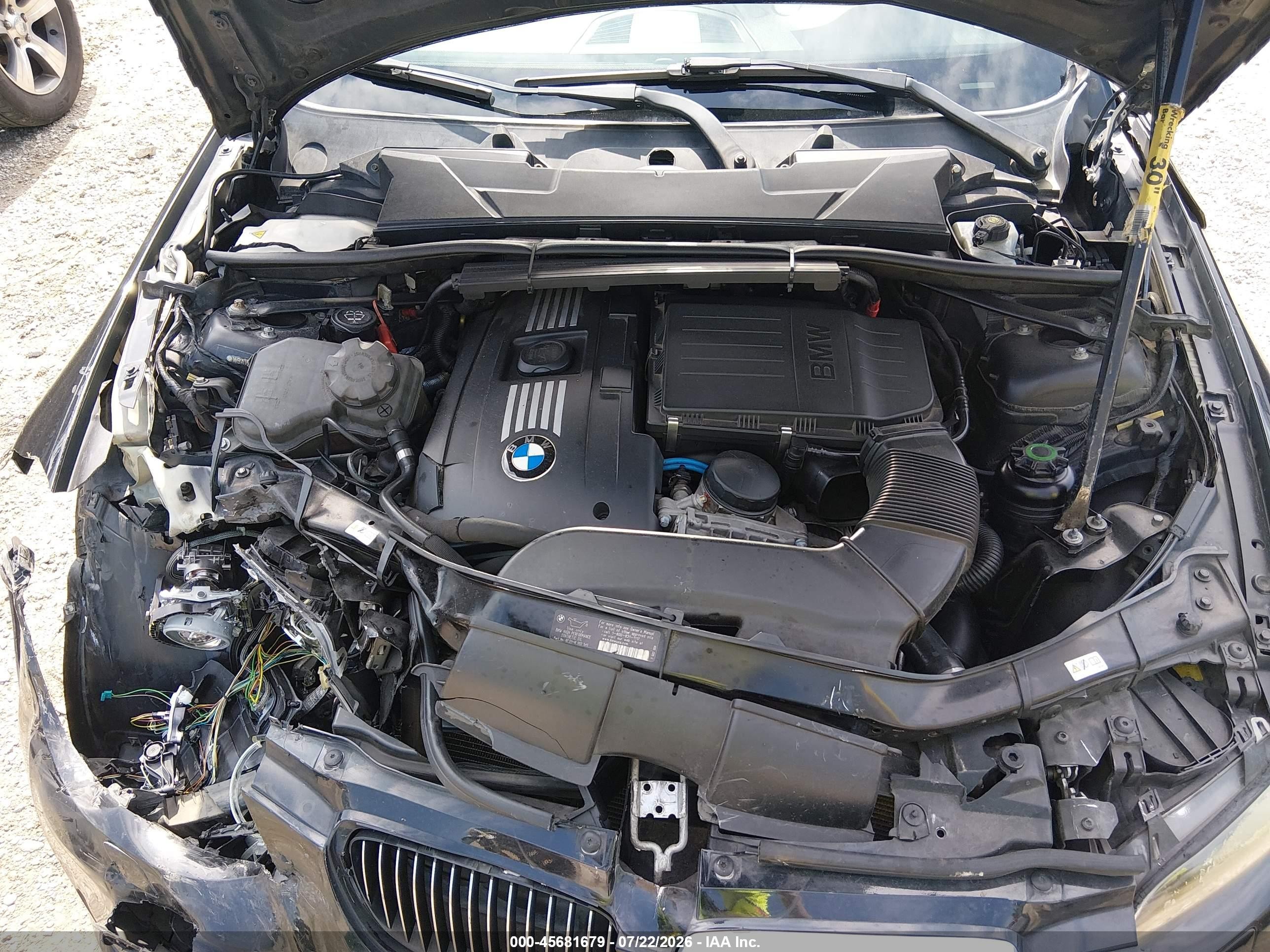 2010 Bmw 335i   Black vin: WBAWL7C58AP475967