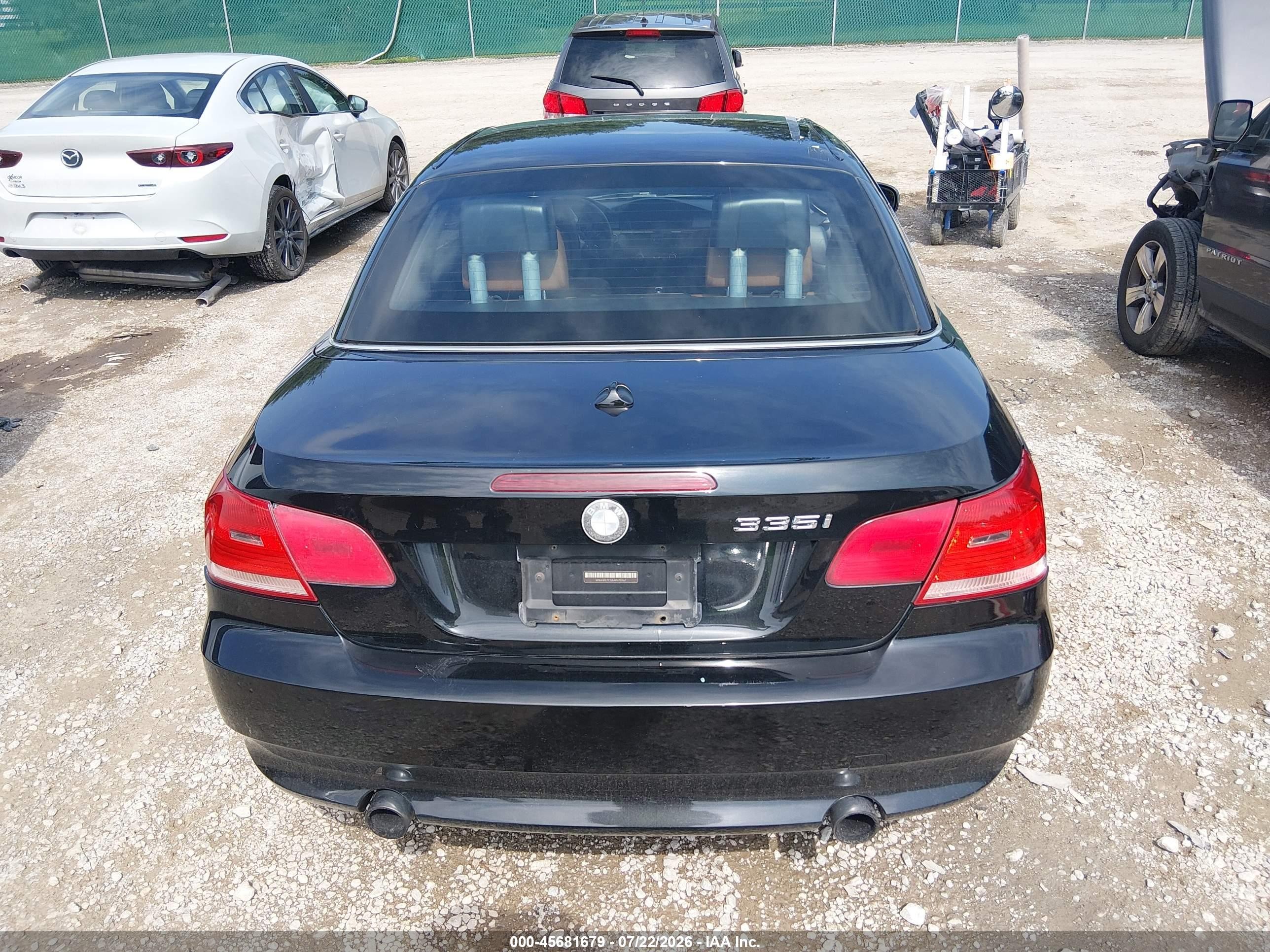 2010 Bmw 335i   Black vin: WBAWL7C58AP475967