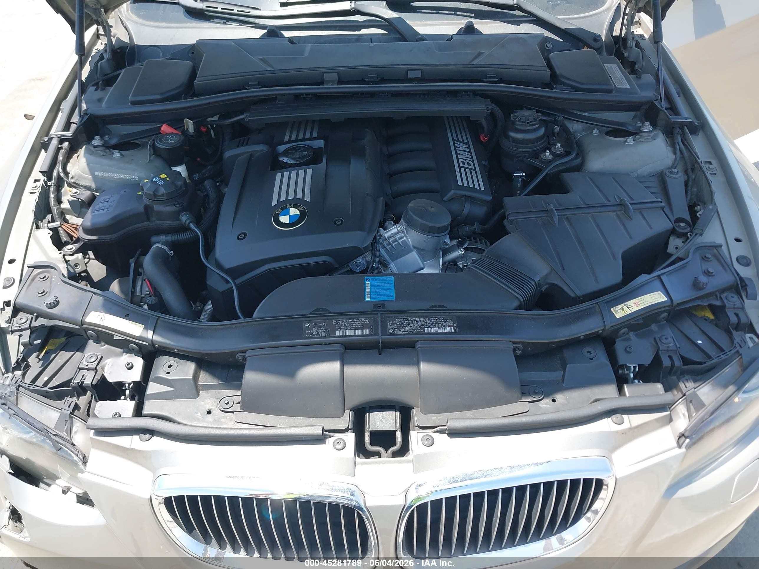 2007 Bmw 328i   Silver vin: WBAWR33507PX79536
