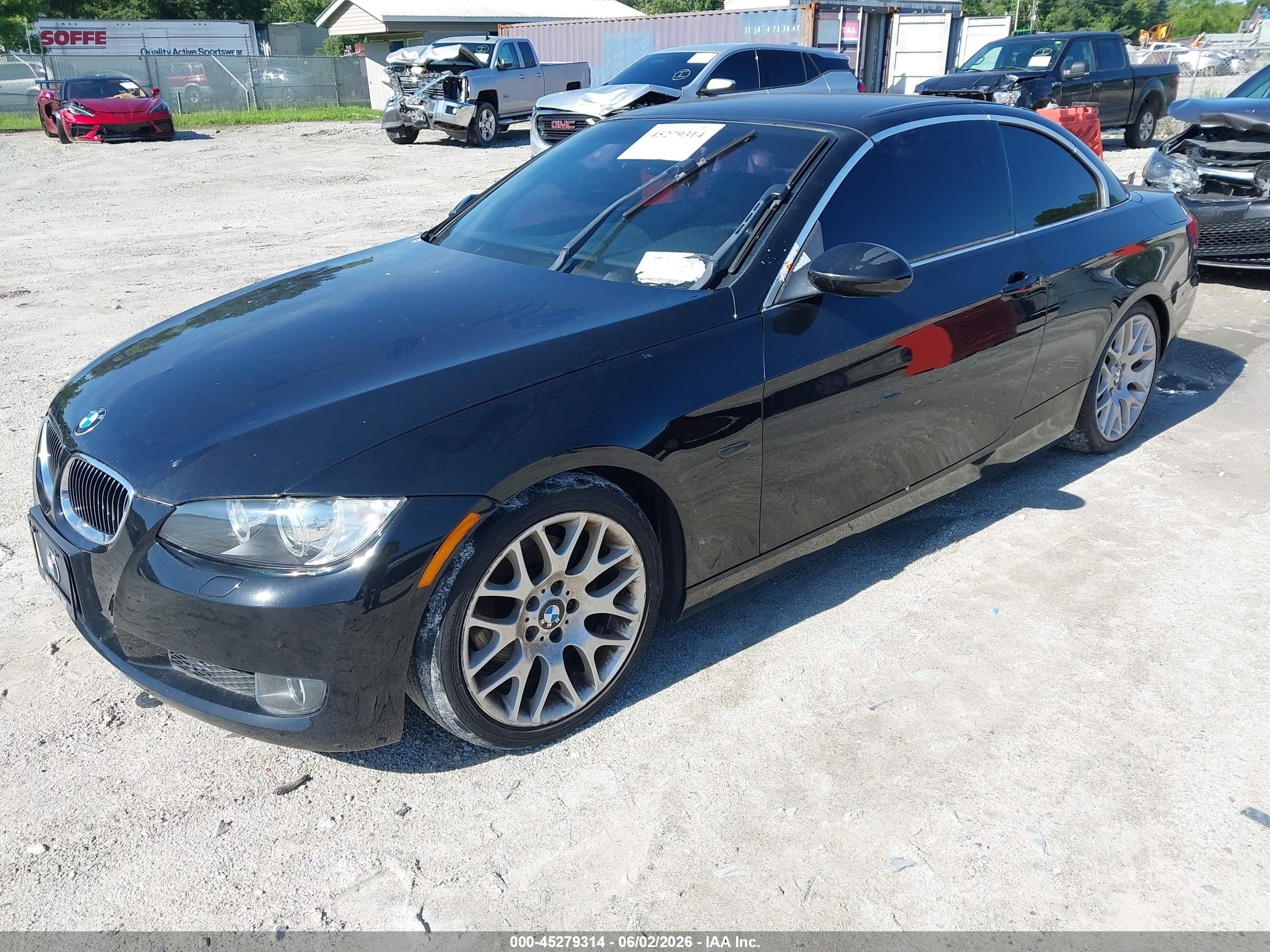 2009 Bmw 328i   Black vin: WBAWR33509P343188