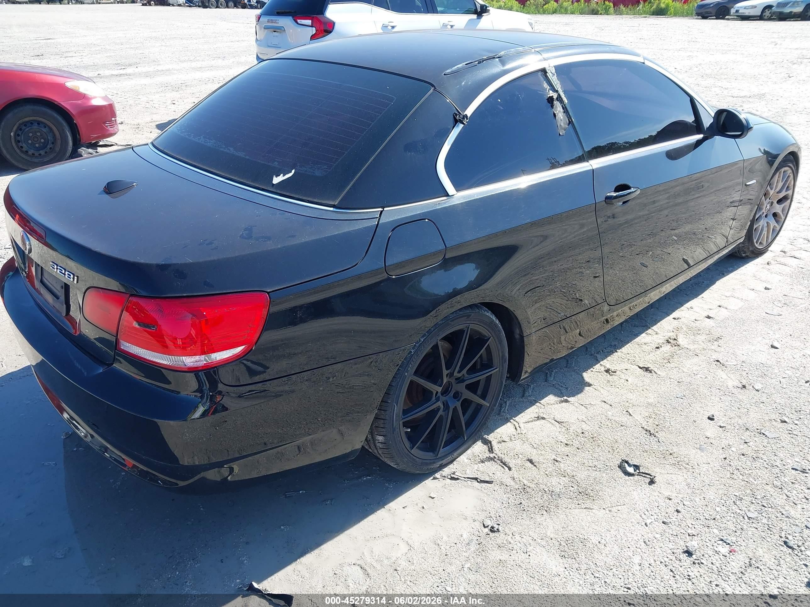 2009 Bmw 328i   Black vin: WBAWR33509P343188