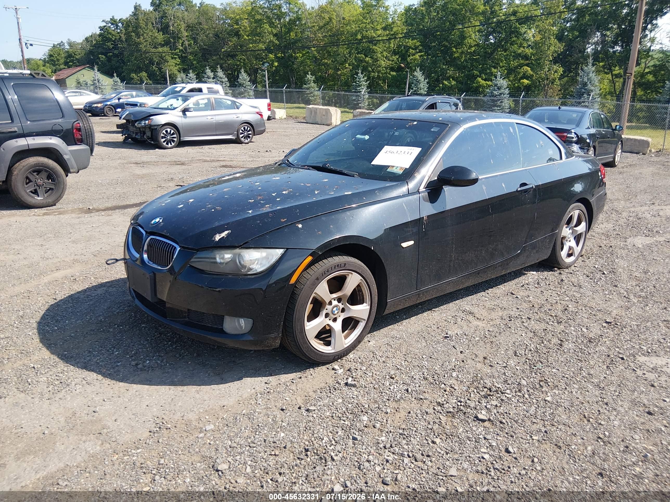 2008 Bmw 328i   Black vin: WBAWR33518P152703