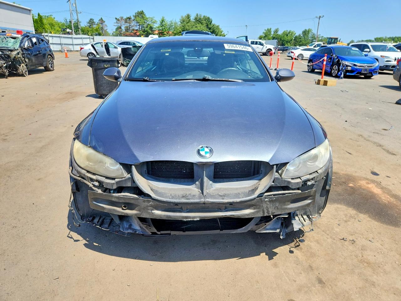 2008 Bmw 328 I Sulev Gray vin: WBAWR33528P151804