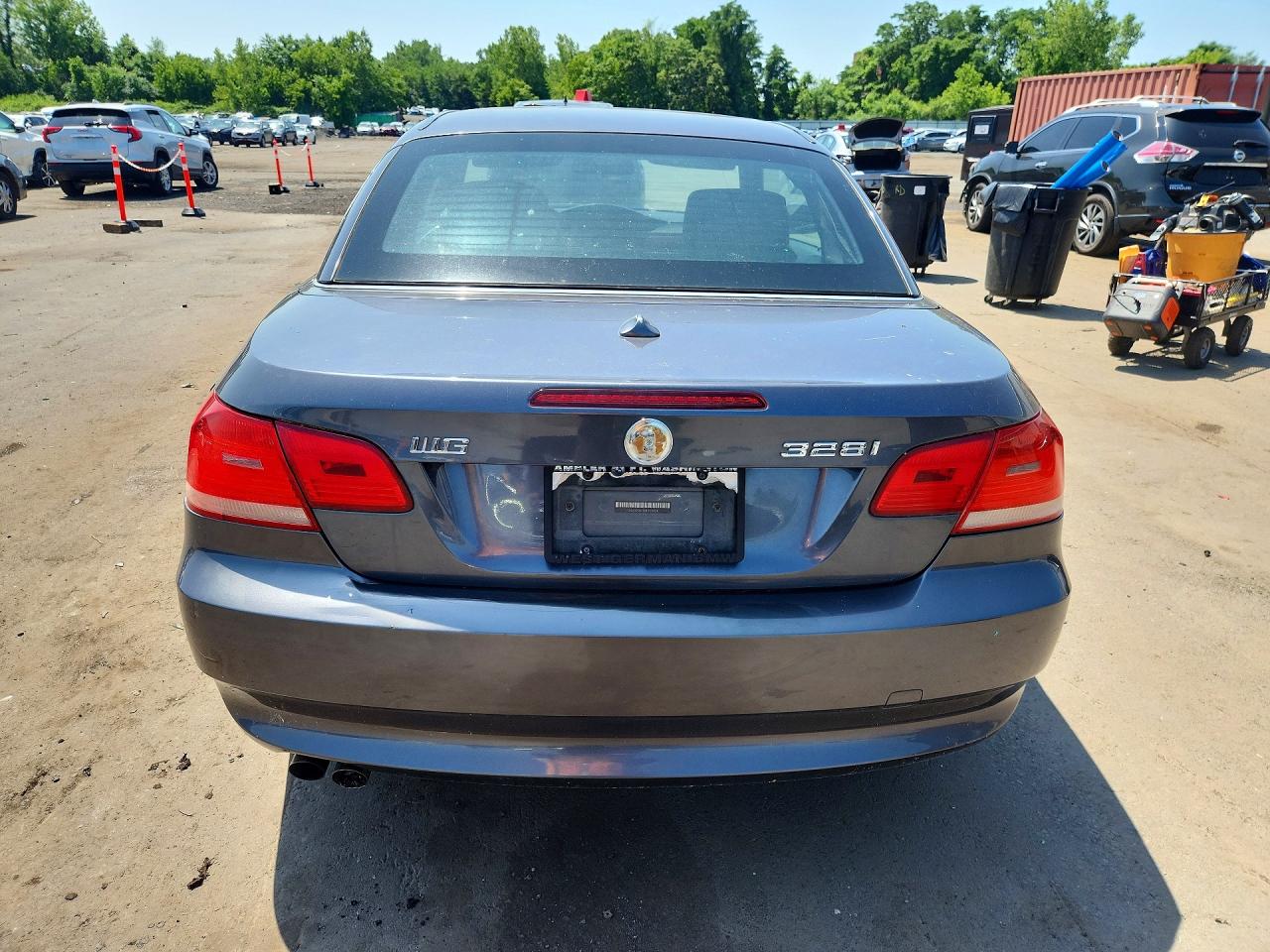 2008 Bmw 328 I Sulev Gray vin: WBAWR33528P151804
