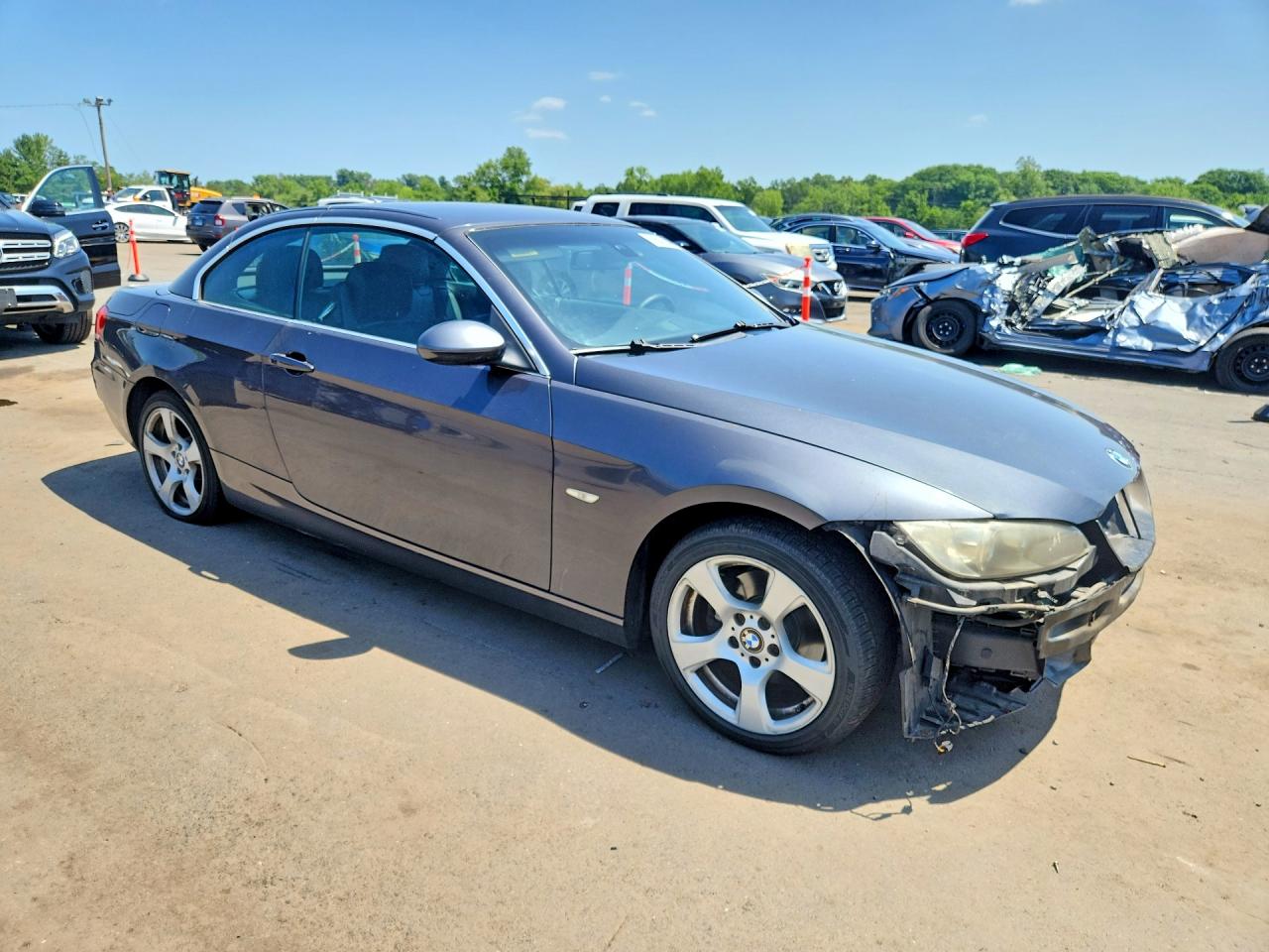 2008 Bmw 328 I Sulev Gray vin: WBAWR33528P151804