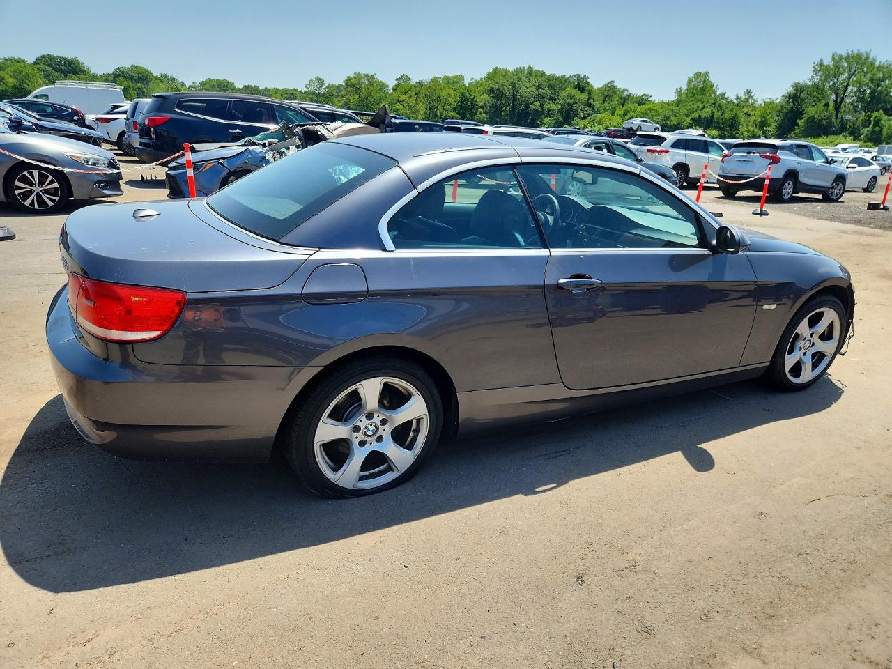 2008 Bmw 328 I Sulev Gray vin: WBAWR33528P151804