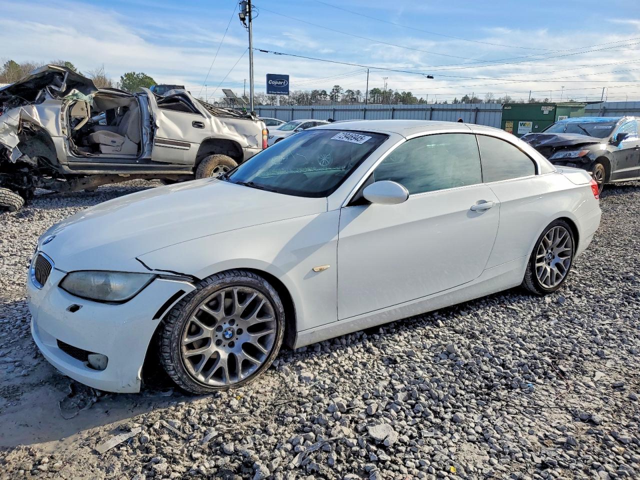 2009 Bmw 328 I Sulev Белый vin: WBAWR33529P154798