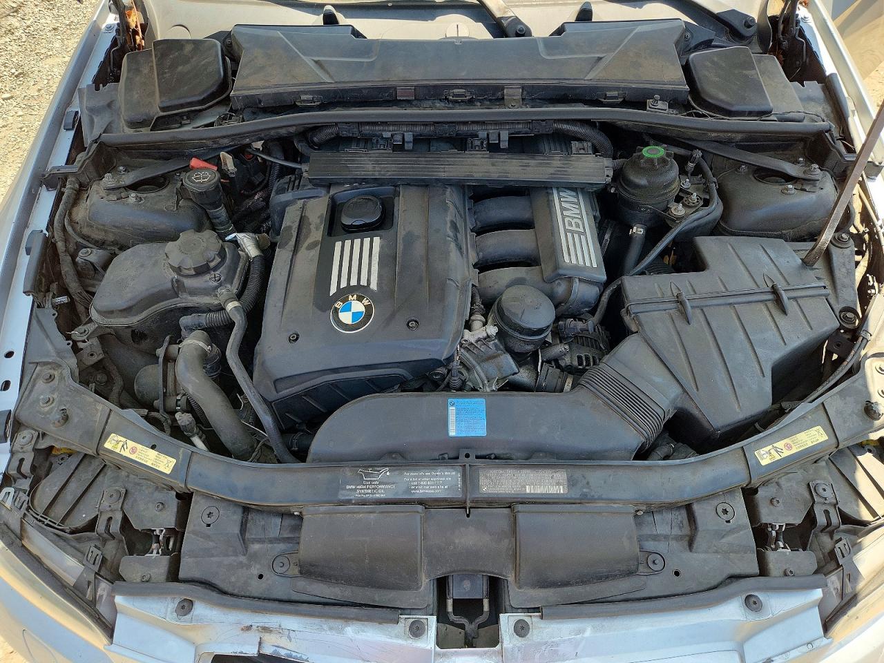 2007 Bmw 328 I Sulev Silver vin: WBAWR33537PX79613
