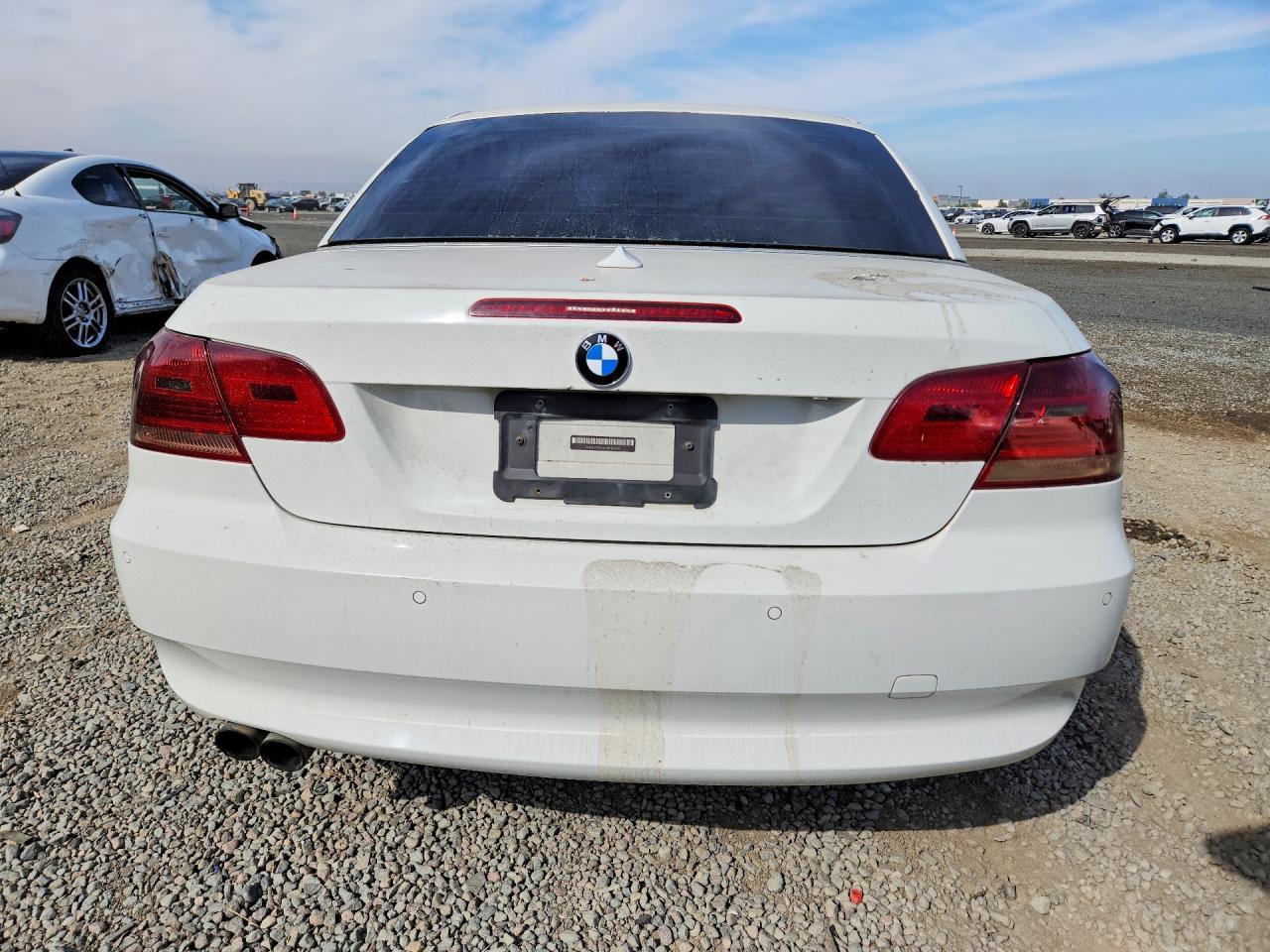 2008 Bmw 328 I Sulev White vin: WBAWR33548P151223