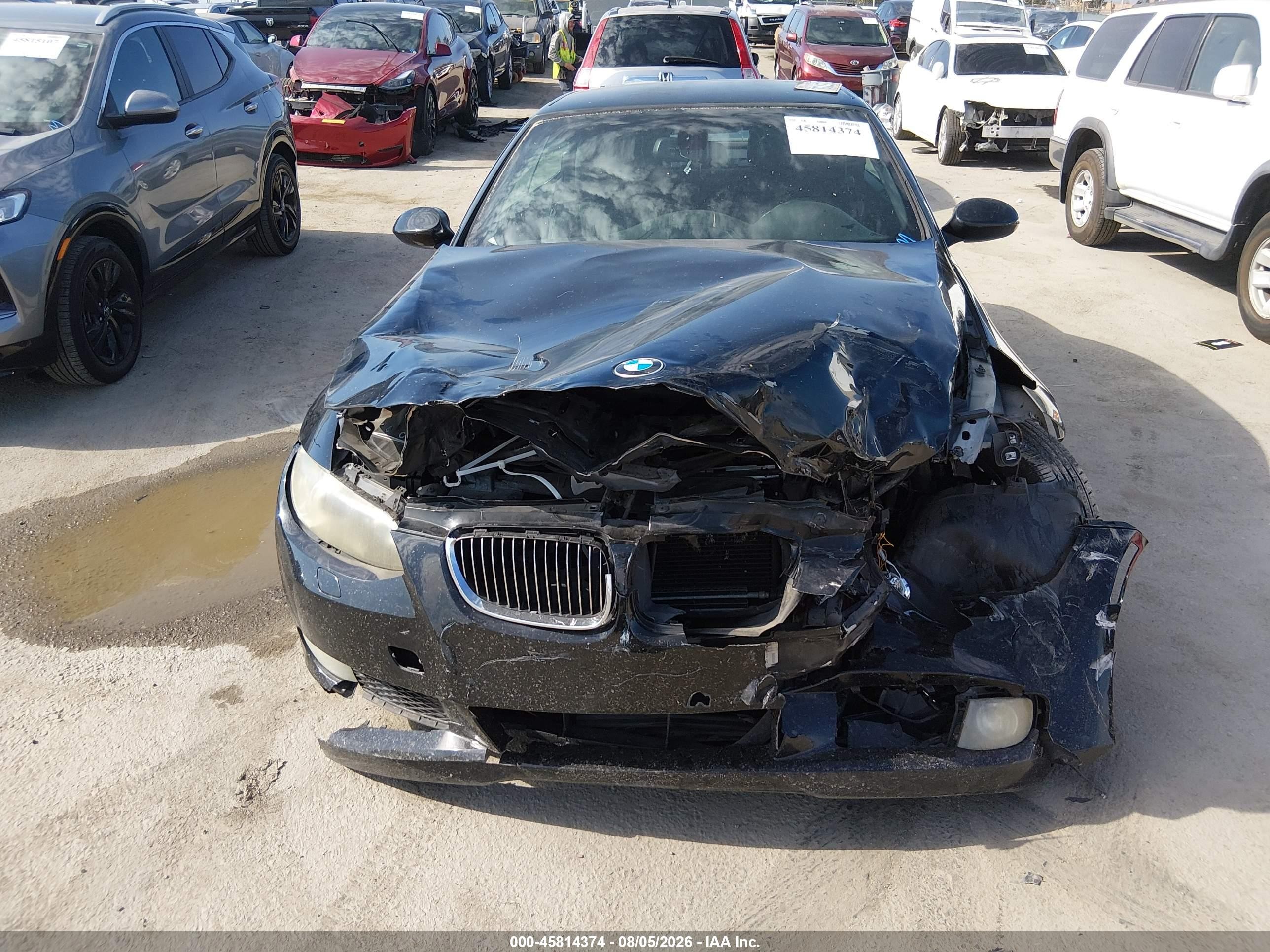 2009 Bmw 328i   Black vin: WBAWR33549P460742