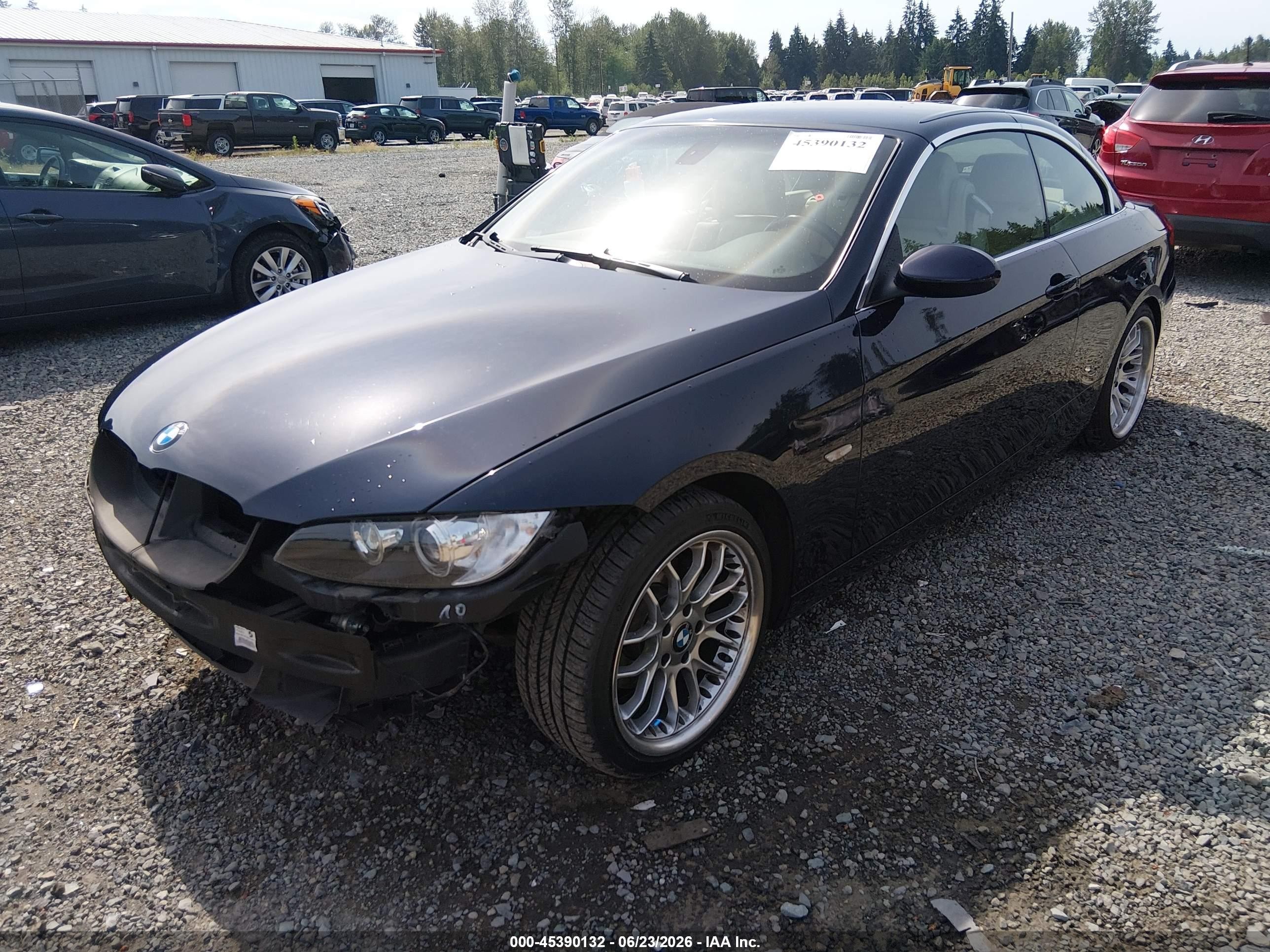 2007 Bmw 328i   Dark Blue vin: WBAWR33557PX79743