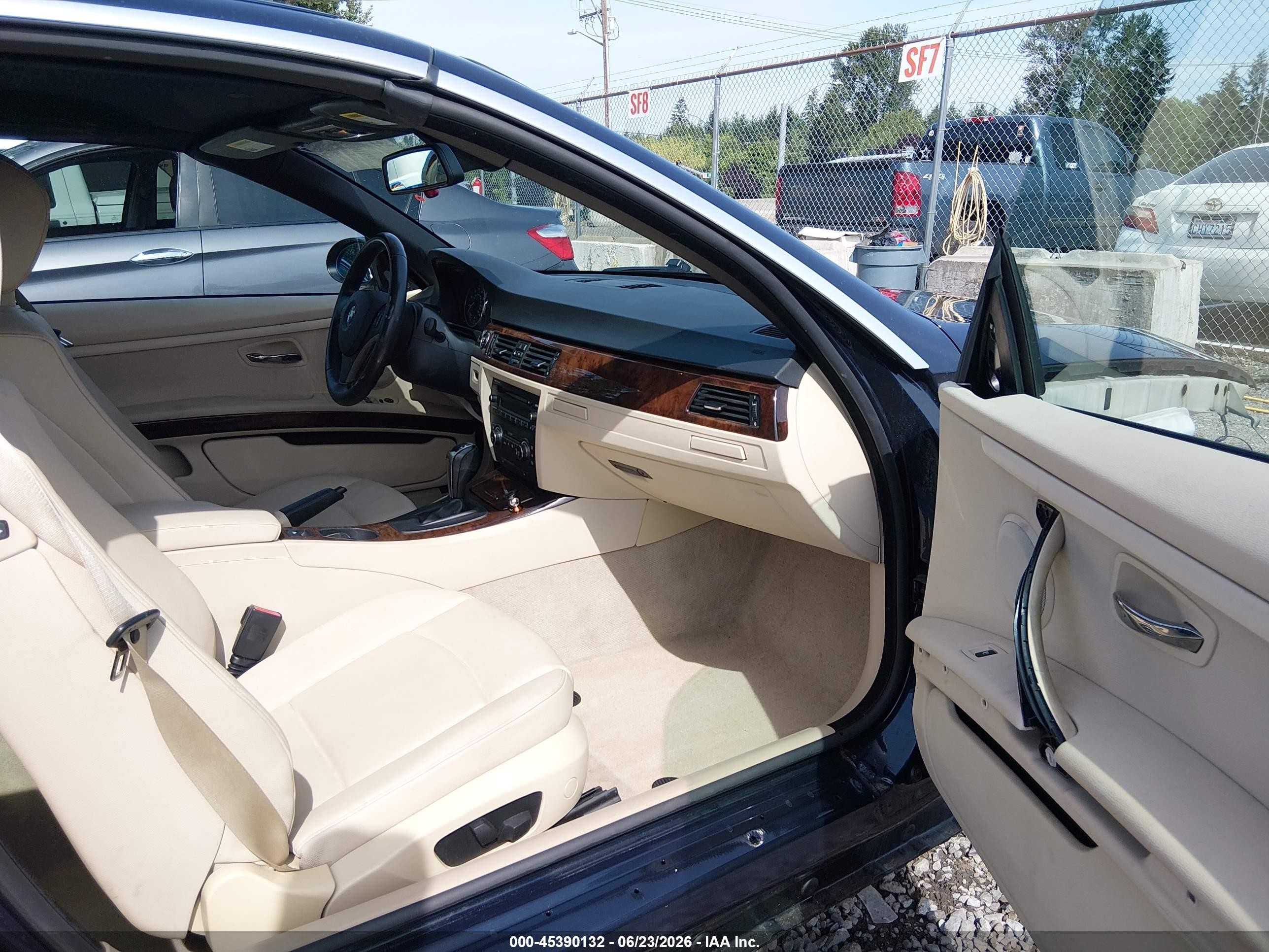 2007 Bmw 328i   Dark Blue vin: WBAWR33557PX79743