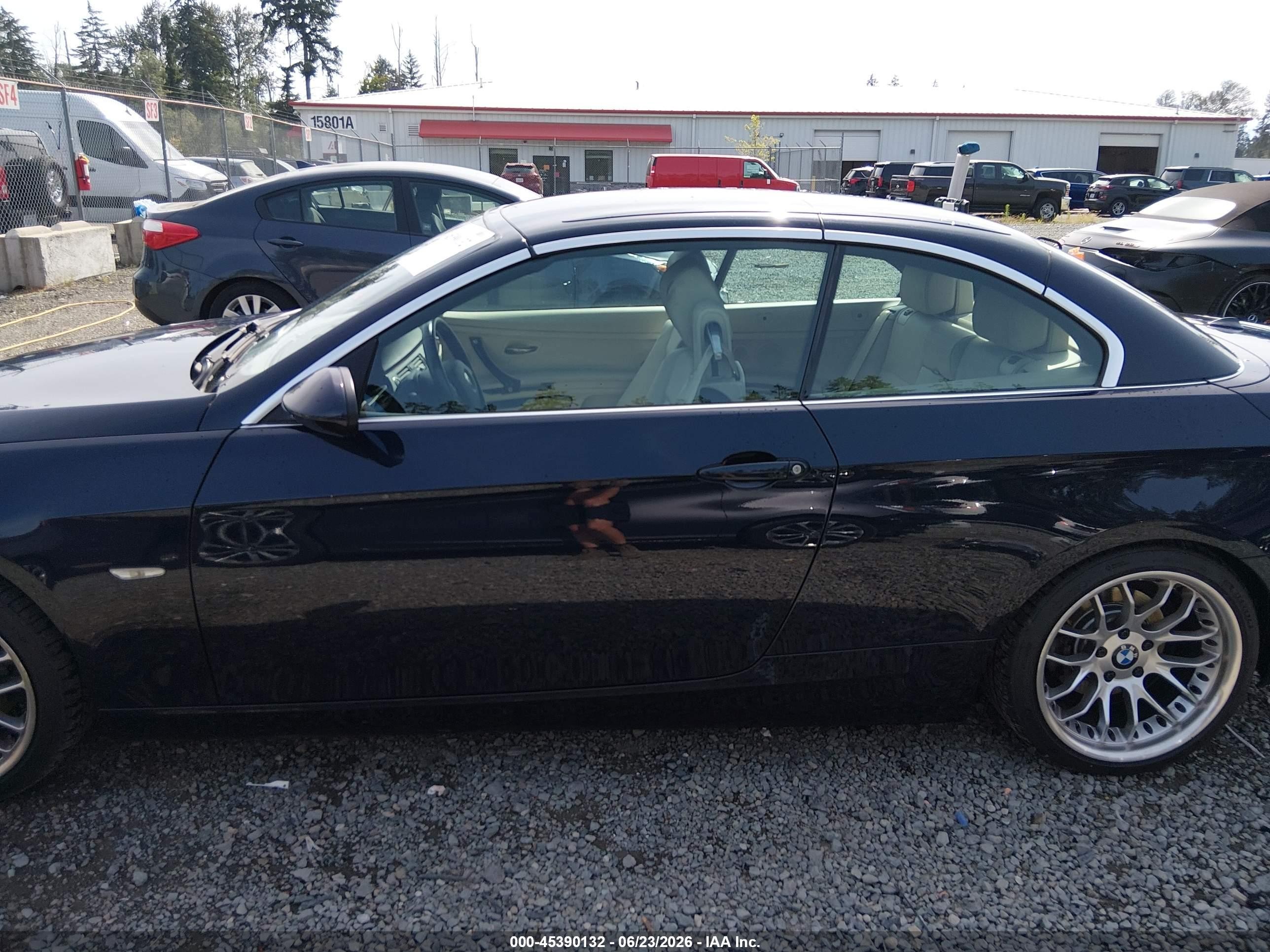 2007 Bmw 328i   Dark Blue vin: WBAWR33557PX79743