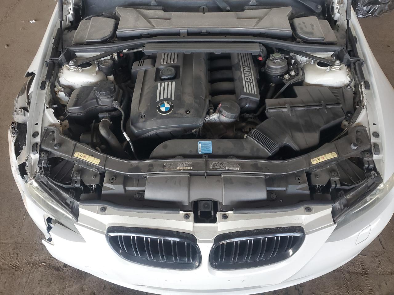 2008 Bmw 328 I Sulev White vin: WBAWR33558P151408